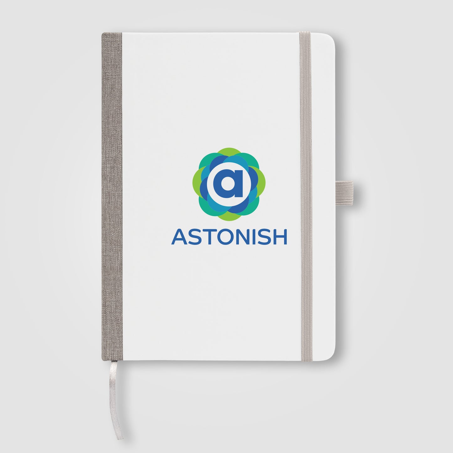 White (Product) Steinbeck - Recycled Two Tone Hard Cover Notebook