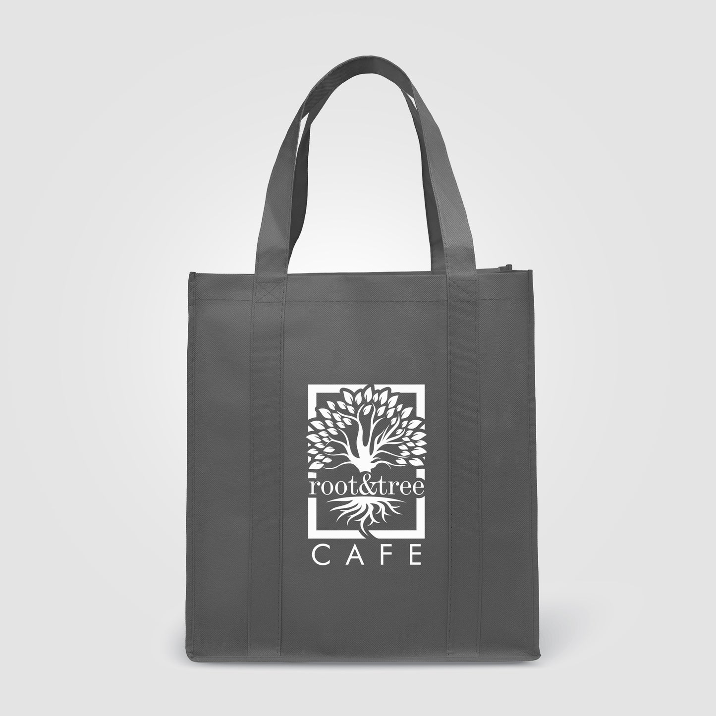 Gray (Product) North Park - Non-Woven Shopping Tote Bag