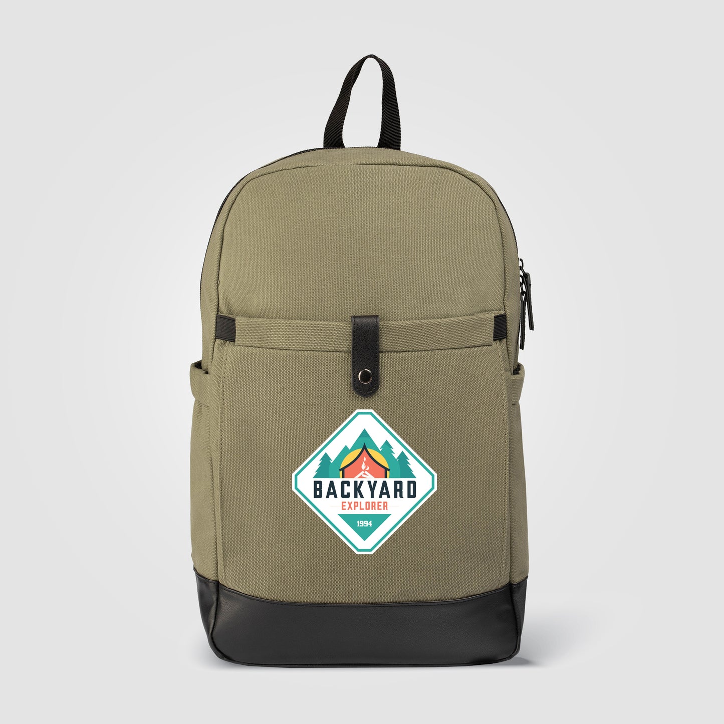 Green (Product) Odyssey Pack - Recycled Cotton Canvas Backpack