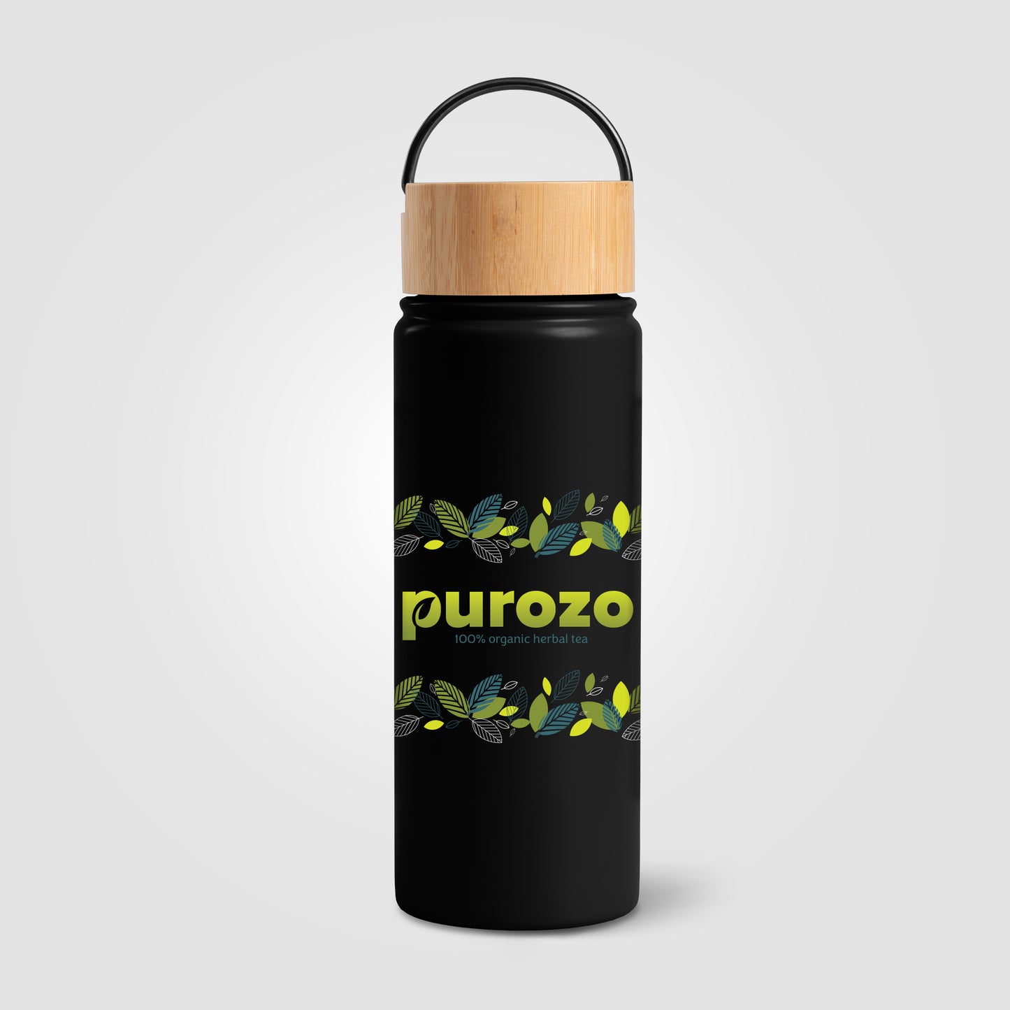 Brown (Lid) Reborn - 18 oz. Double Wall Stainless Steel Bottle