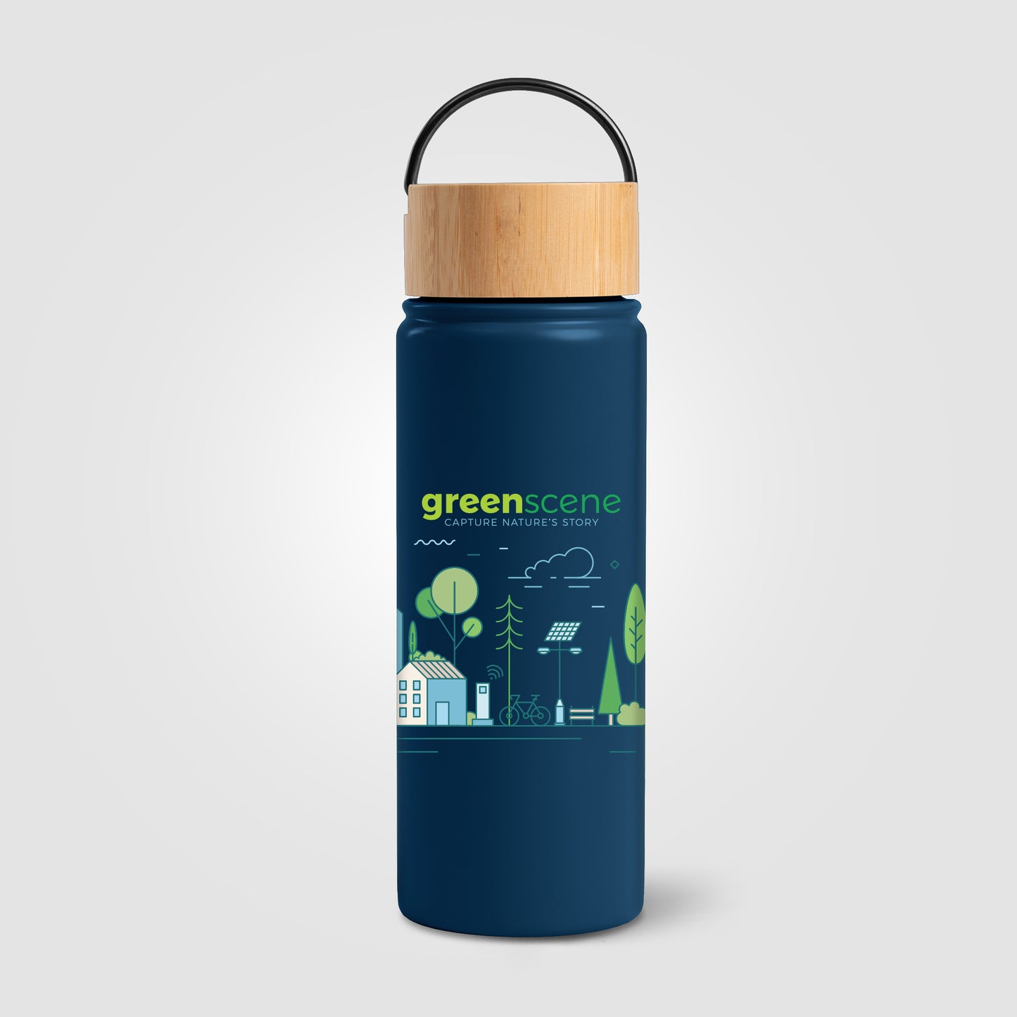 Brown (Lid) Reborn - 18 oz. Double Wall Stainless Steel Bottle