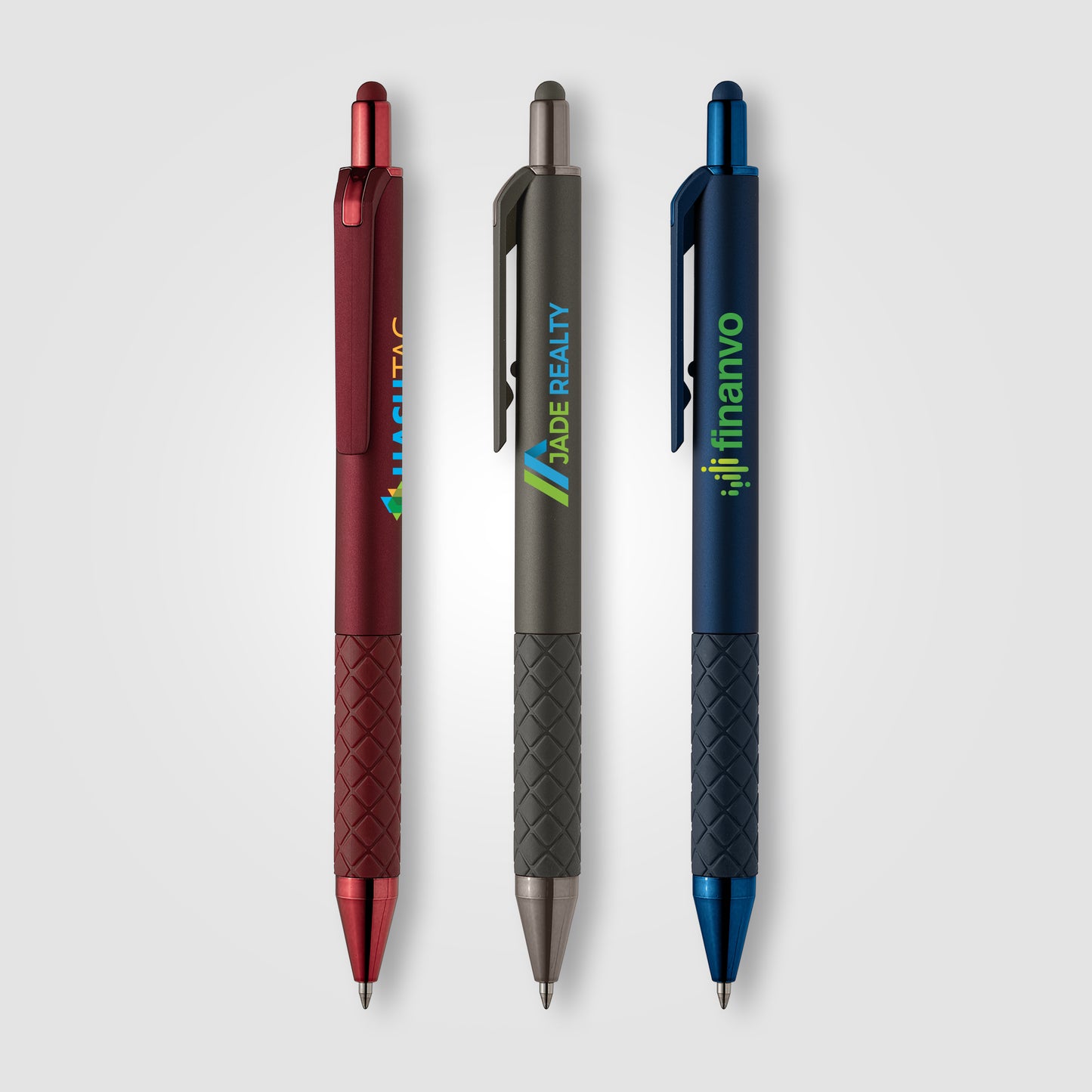 Assorted (Barrel) Islander Gel Retractable Softy Monochrome Stylus Pen