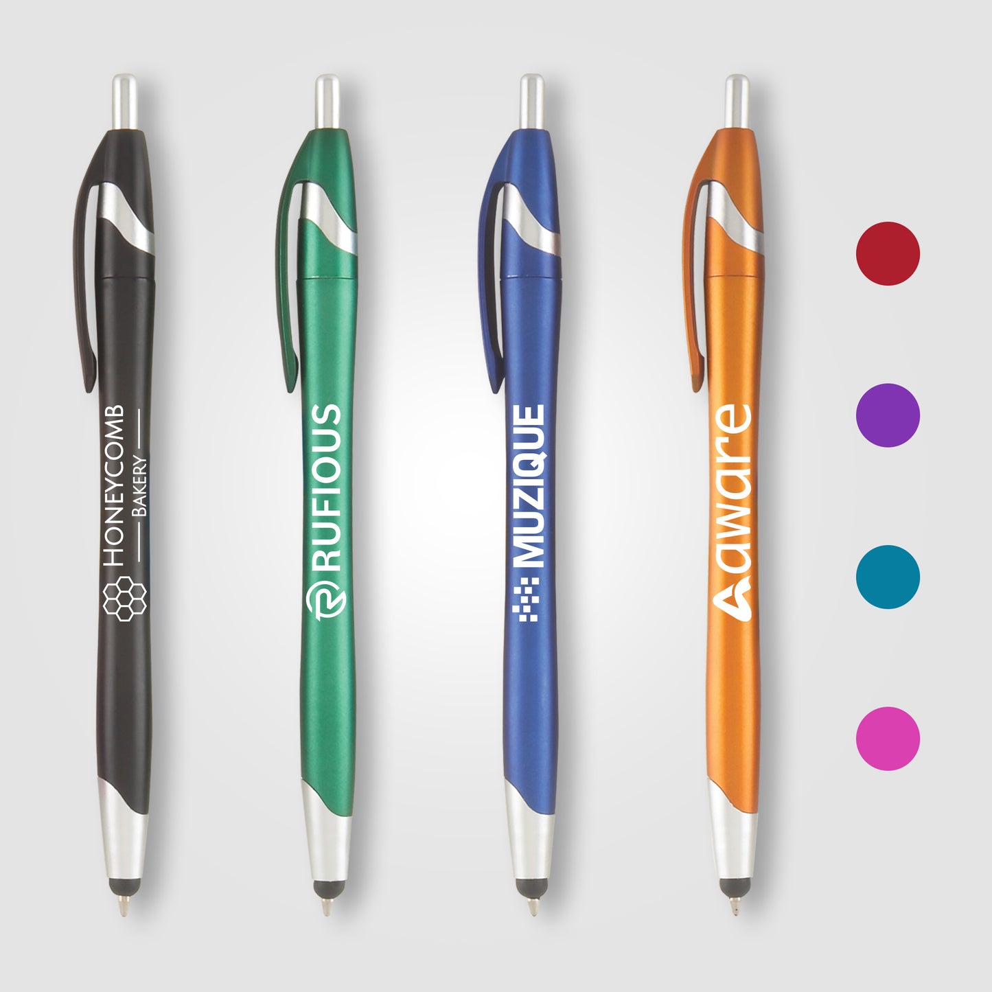 Assorted (Barrel) Stratus Metallic with Stylus