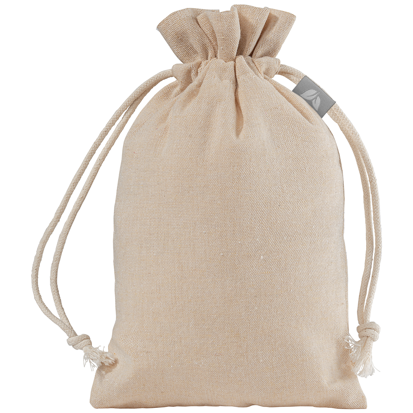 Beige (Product) Small Gift Bag - 4 oz. Recycled Cotton Blend plain