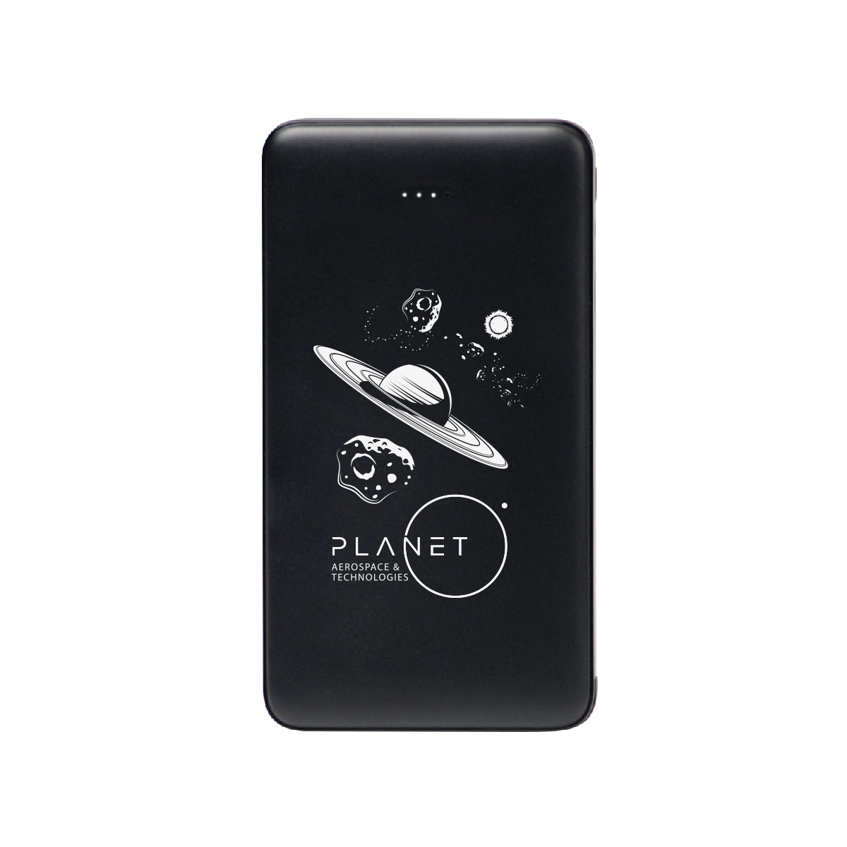 BLACK 10,000 mAh Power Bank With Integrated Cables grouped