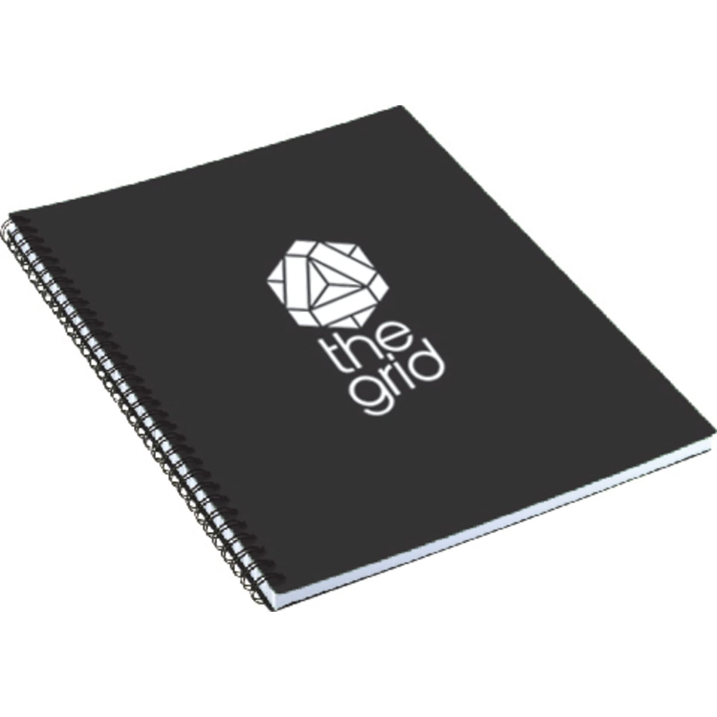 Black 8.5" x 11" FSC® Mix Lg Business Spiral Notebook