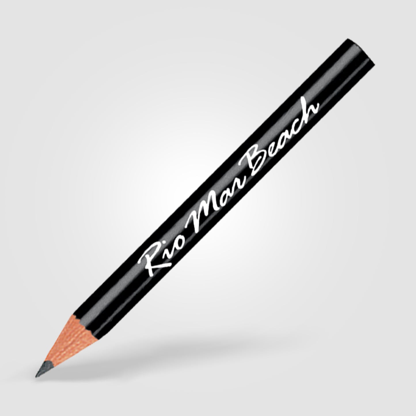 Black (Barrel) Golf Pencil (Round)