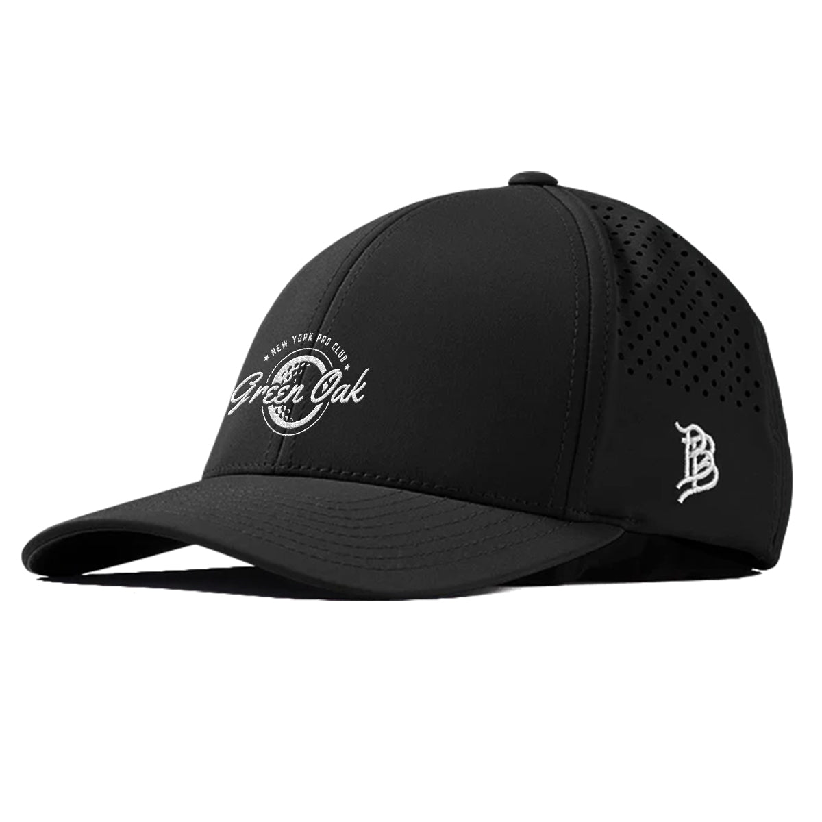 BLACK Branded Bills Bare Curved Performance Cap grouped