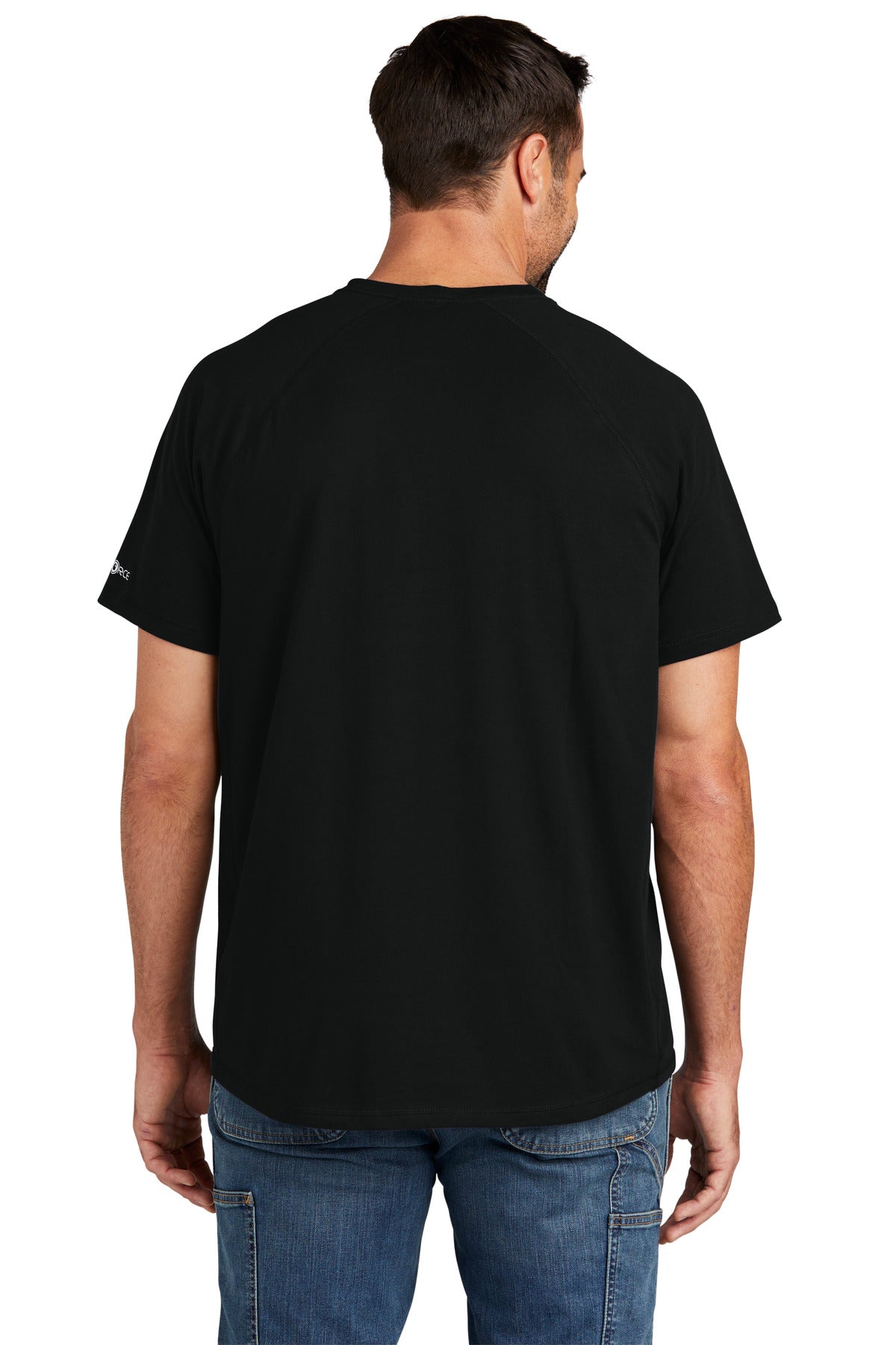 Black Carhartt Force Short Sleeve Pocket T-Shirt CT106652