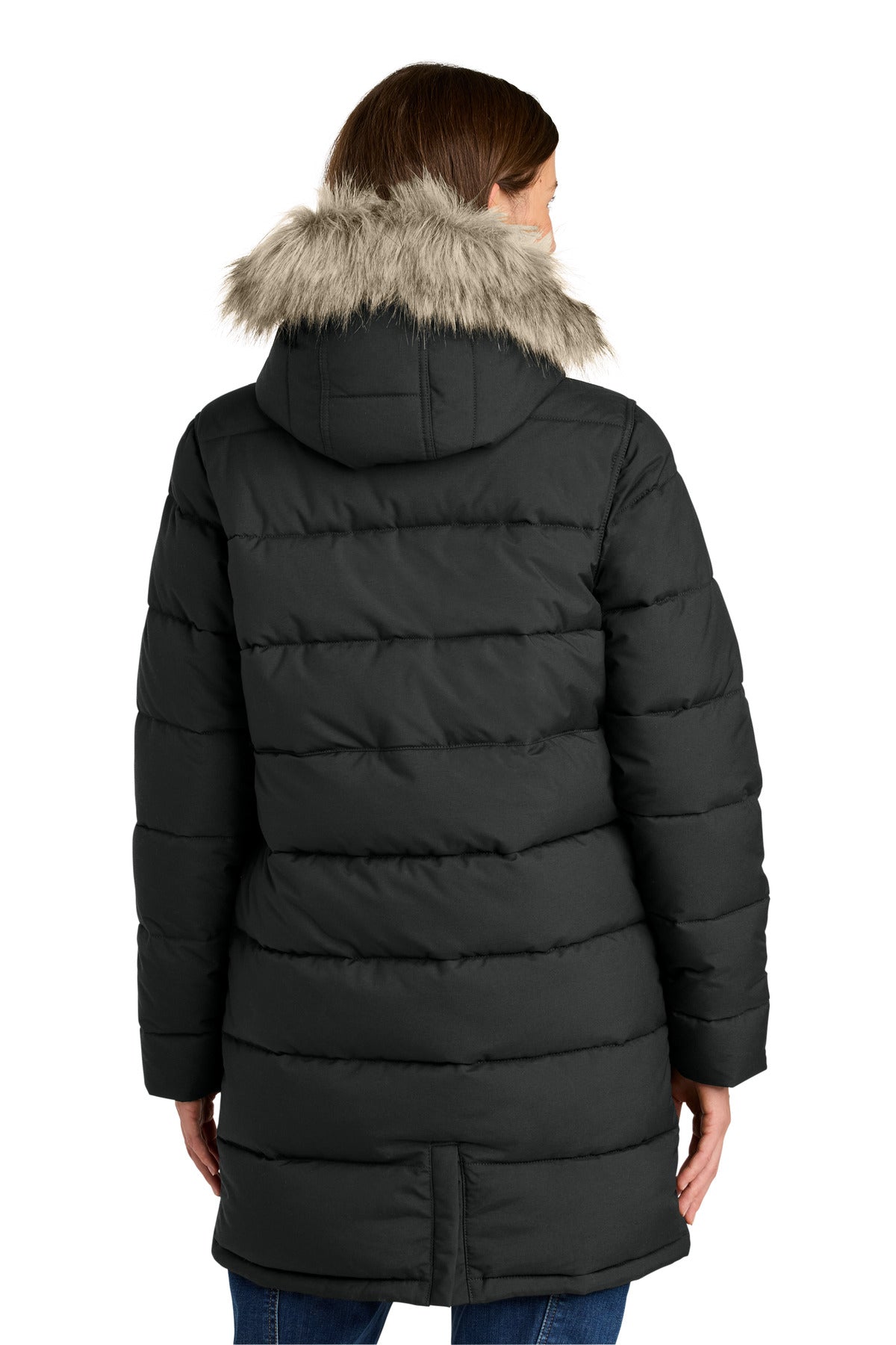 Black Carhartt Women's Montana Insulated Hooded Coat CT105456