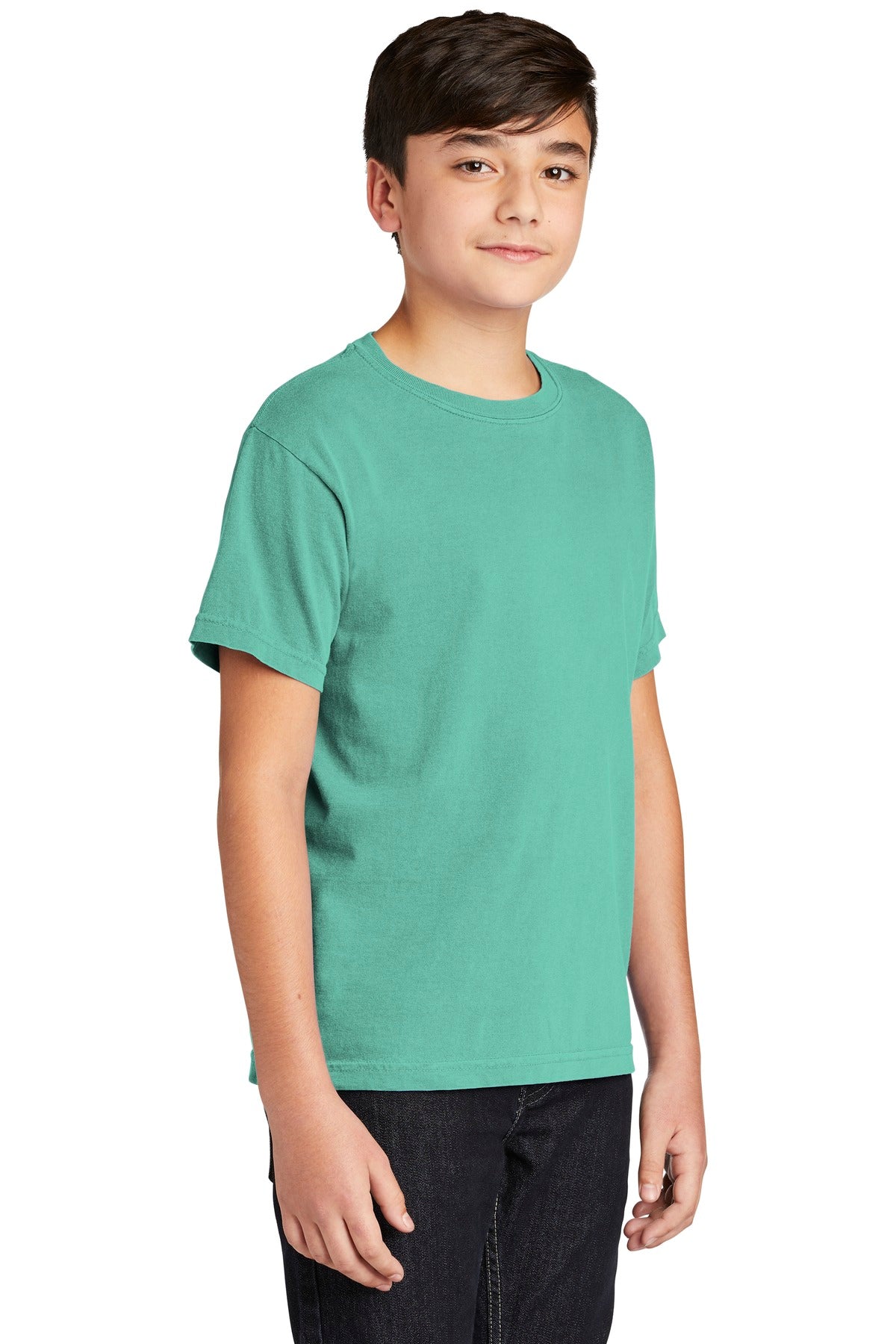 Chalky Mint COMFORT COLORS Youth Heavyweight Ring Spun Tee. 9018
