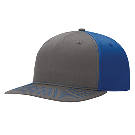 CHARCOAL/ROYAL Richardson Twill Back Trucker Cap