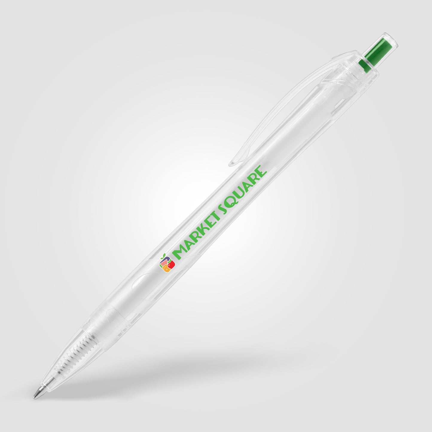 Clear (Barrel) Aqua Clear - RPET Recycled Plastic Pen