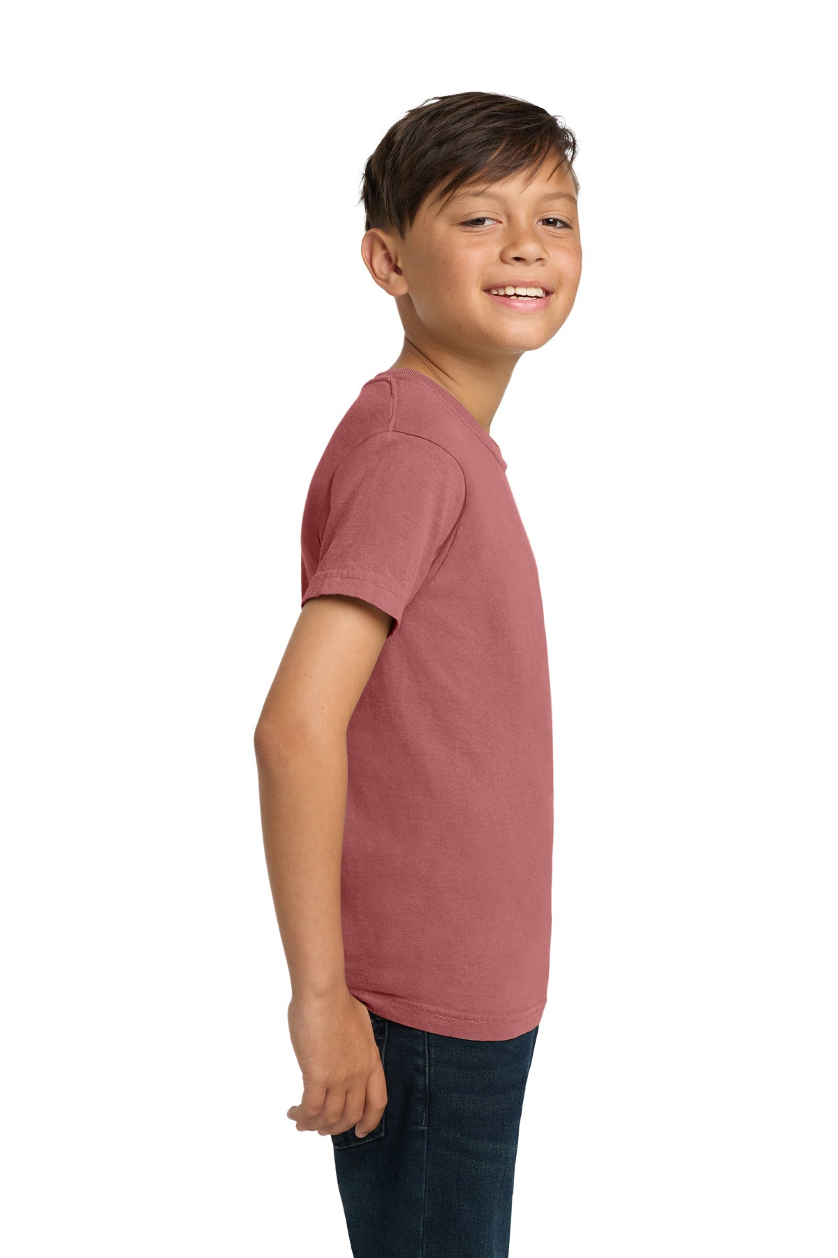 Crimson COMFORT COLORS Youth Heavyweight Ring Spun Tee. 9018