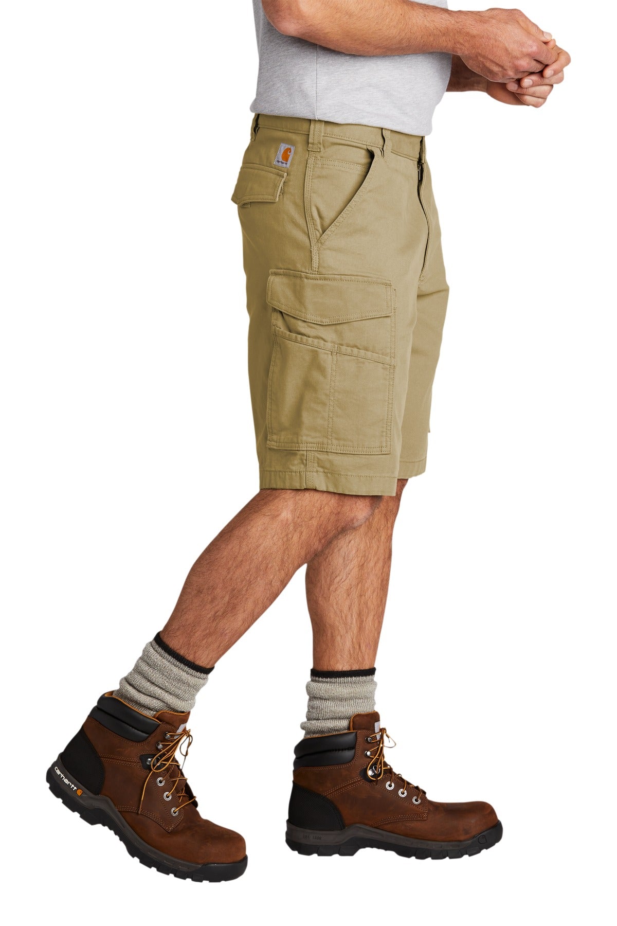 Dark Khaki Carhartt Rugged Flex Rigby Cargo Short CT103542