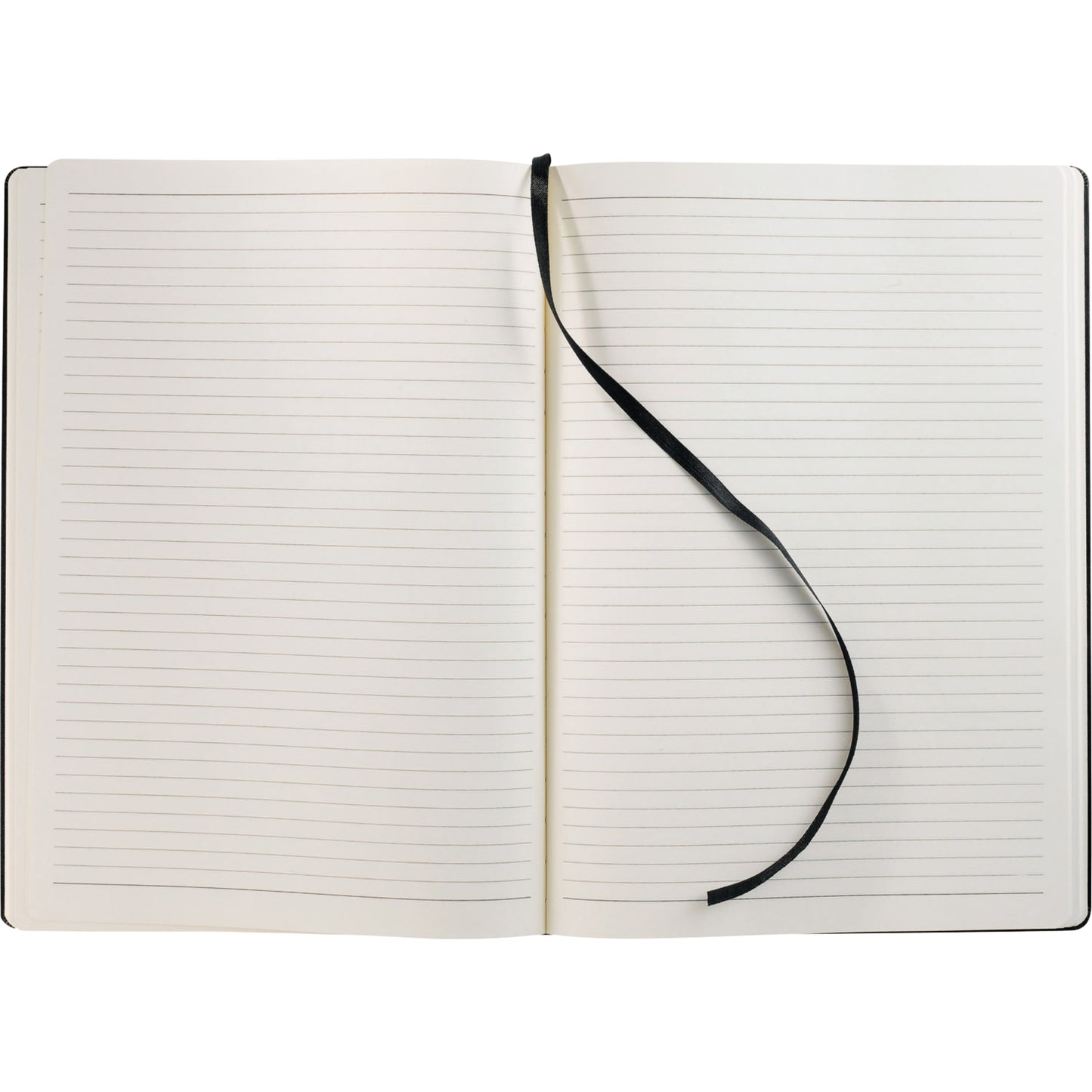 Front View of Black 8" x 11.5" FSC® Mix Ambassador Large Journal