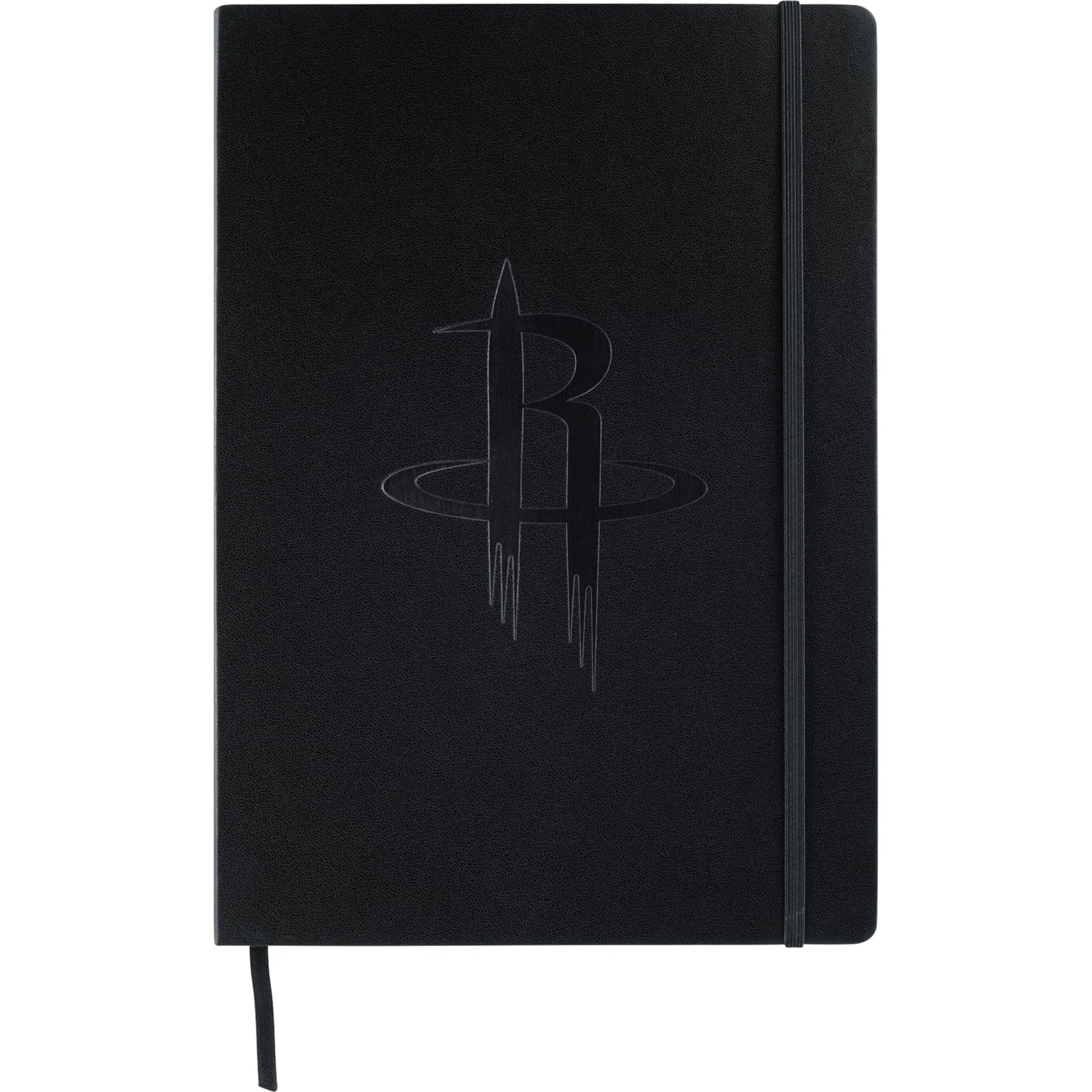 Front View of Black 8" x 11.5" FSC® Mix Ambassador Large Journal