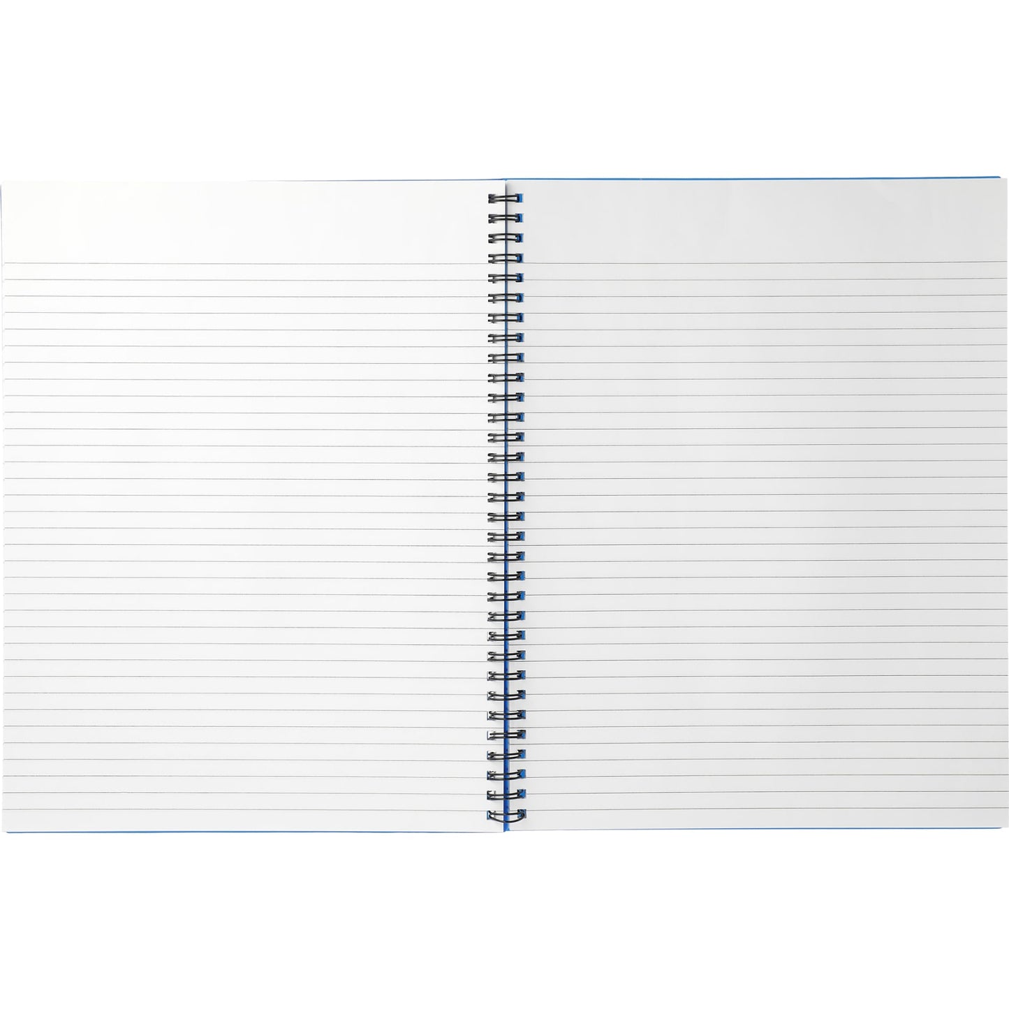 Front View of Blue 8.5" x 11" FSC® Mix Lg Business Spiral Notebook