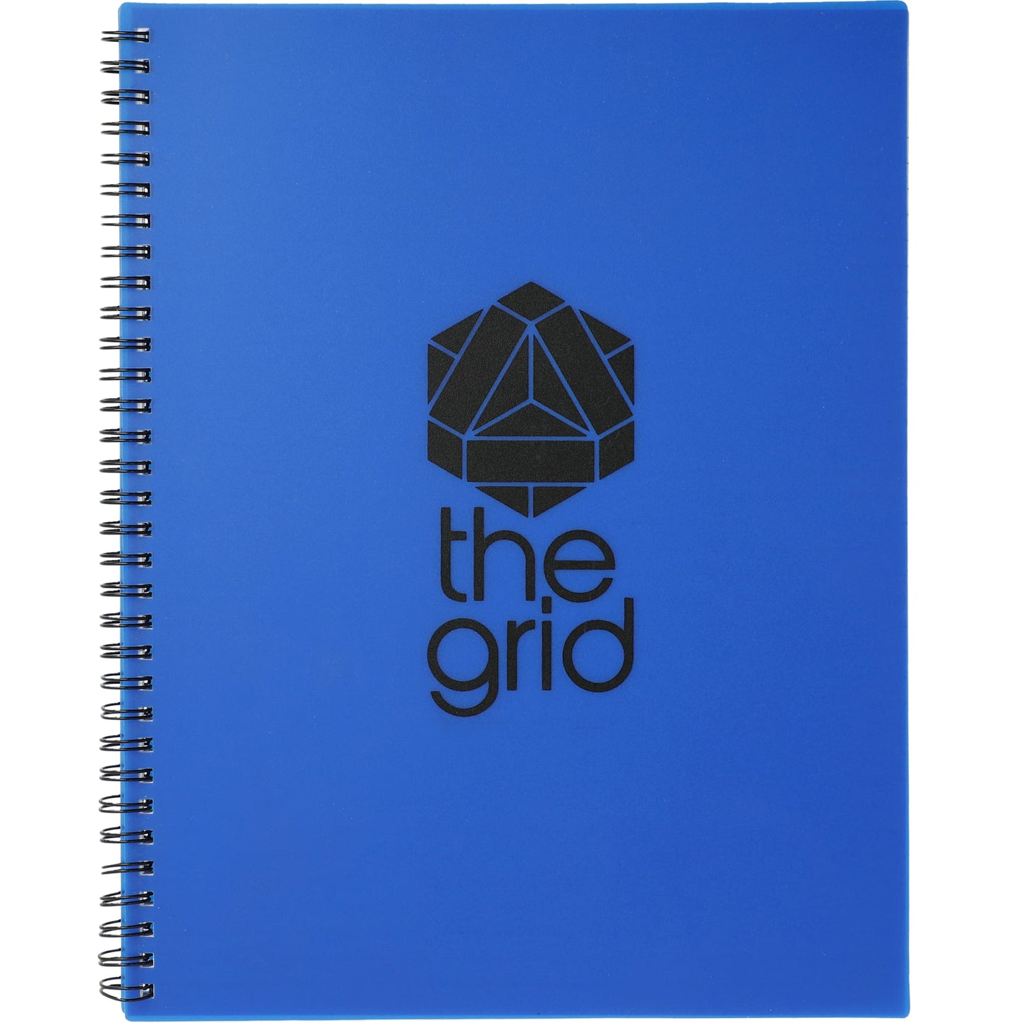 Front View of Blue 8.5" x 11" FSC® Mix Lg Business Spiral Notebook