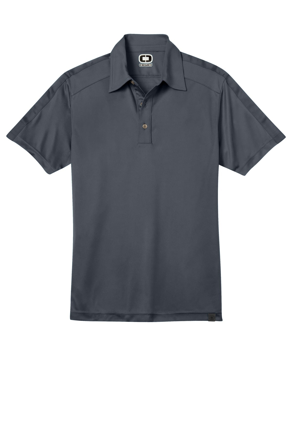Front View of Diesel Grey OGIO - Hybrid Polo. OG109