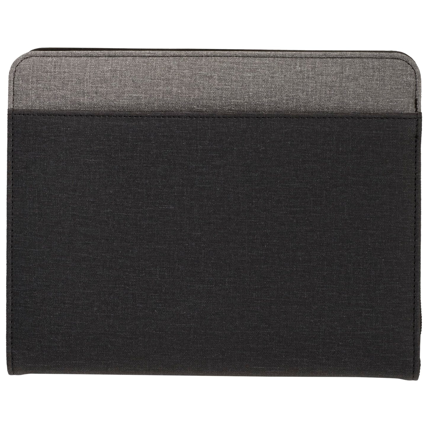 Front View of Gray Stockton 5000 mAh Wireless Charging Journal plain