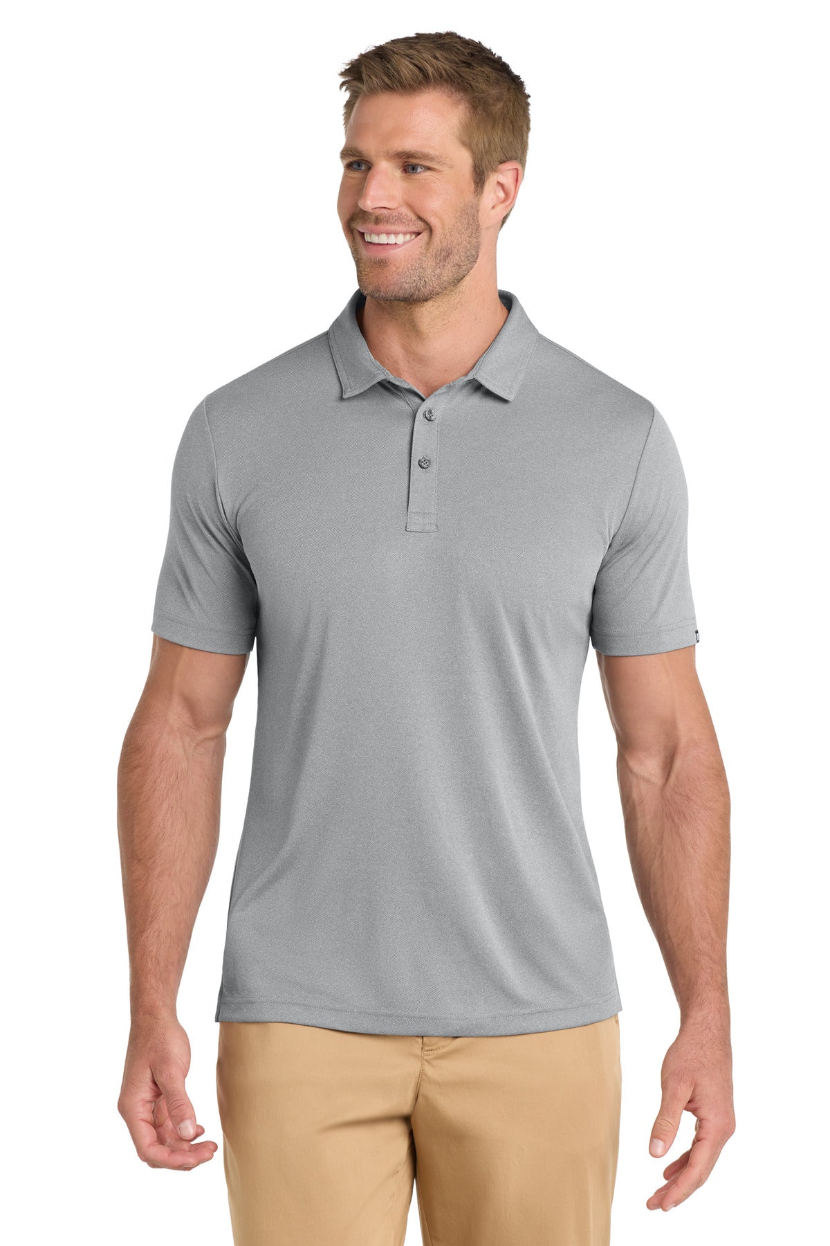 Front View of QuiShaGyHt TravisMathew Coto Performance Polo. TM1MU410