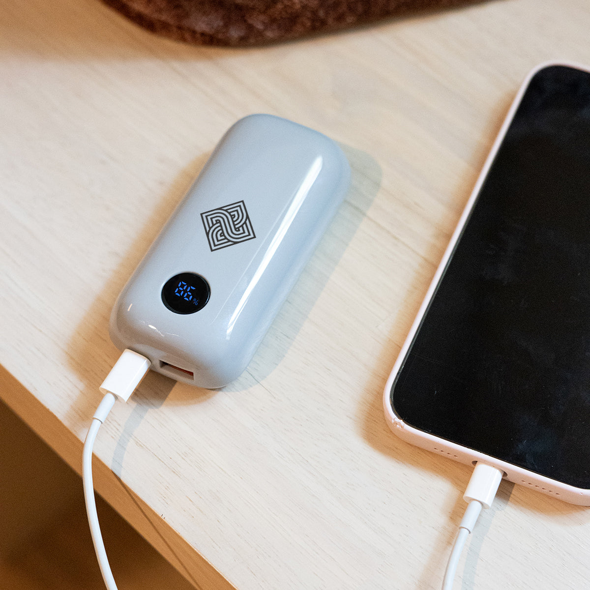 GRAY 10000 mAh Power Bank grouped
