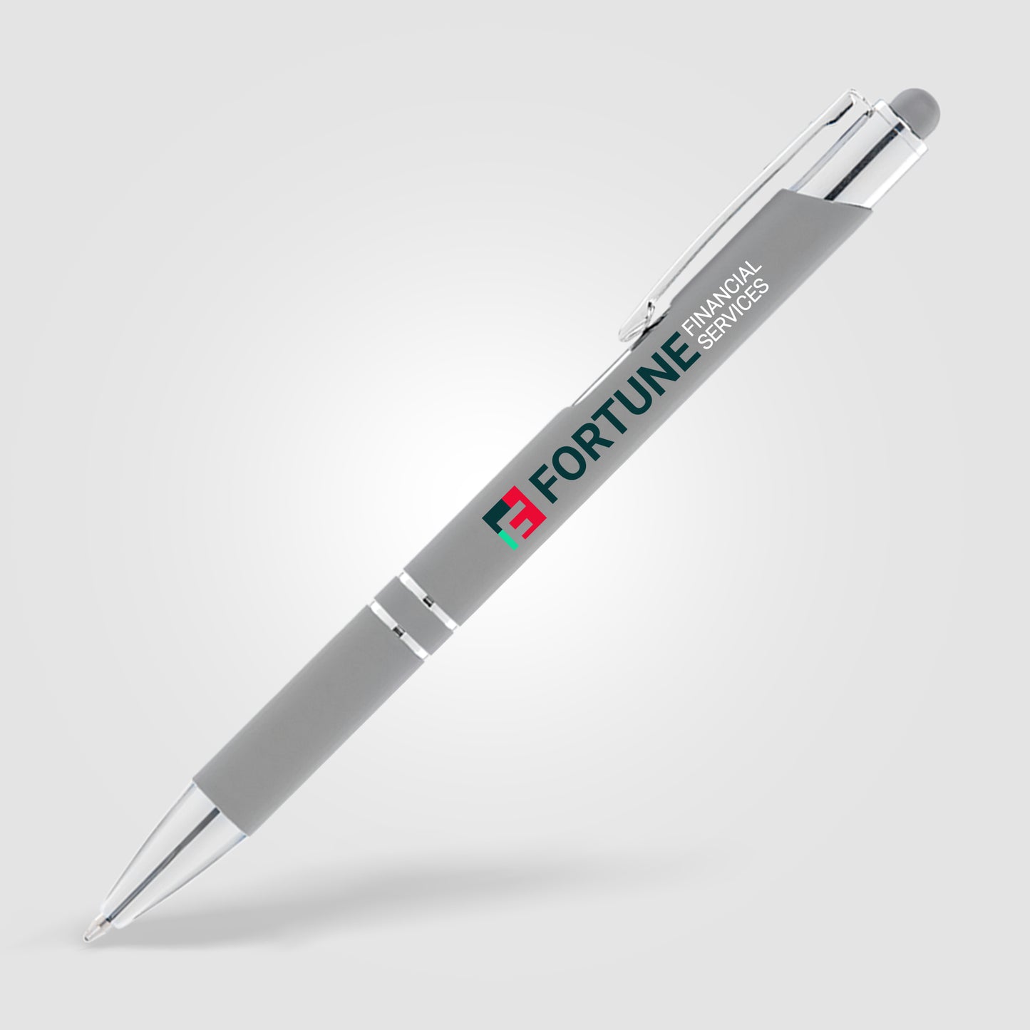 Gray (Barrel) Tres-Chic Softy w/ Stylus Top