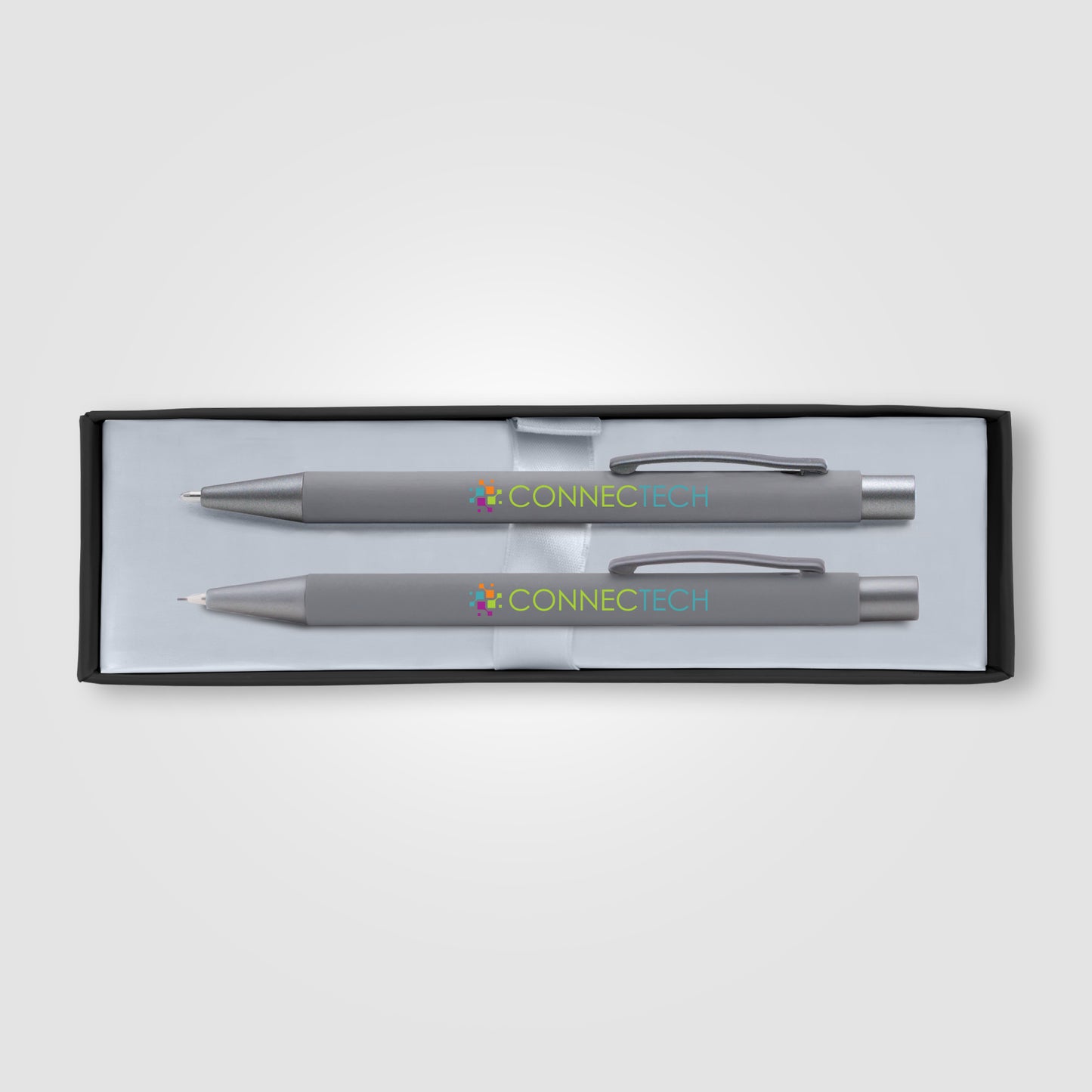 Gray (Product 1 Color) Bowie Pen & Pencil Gift Set