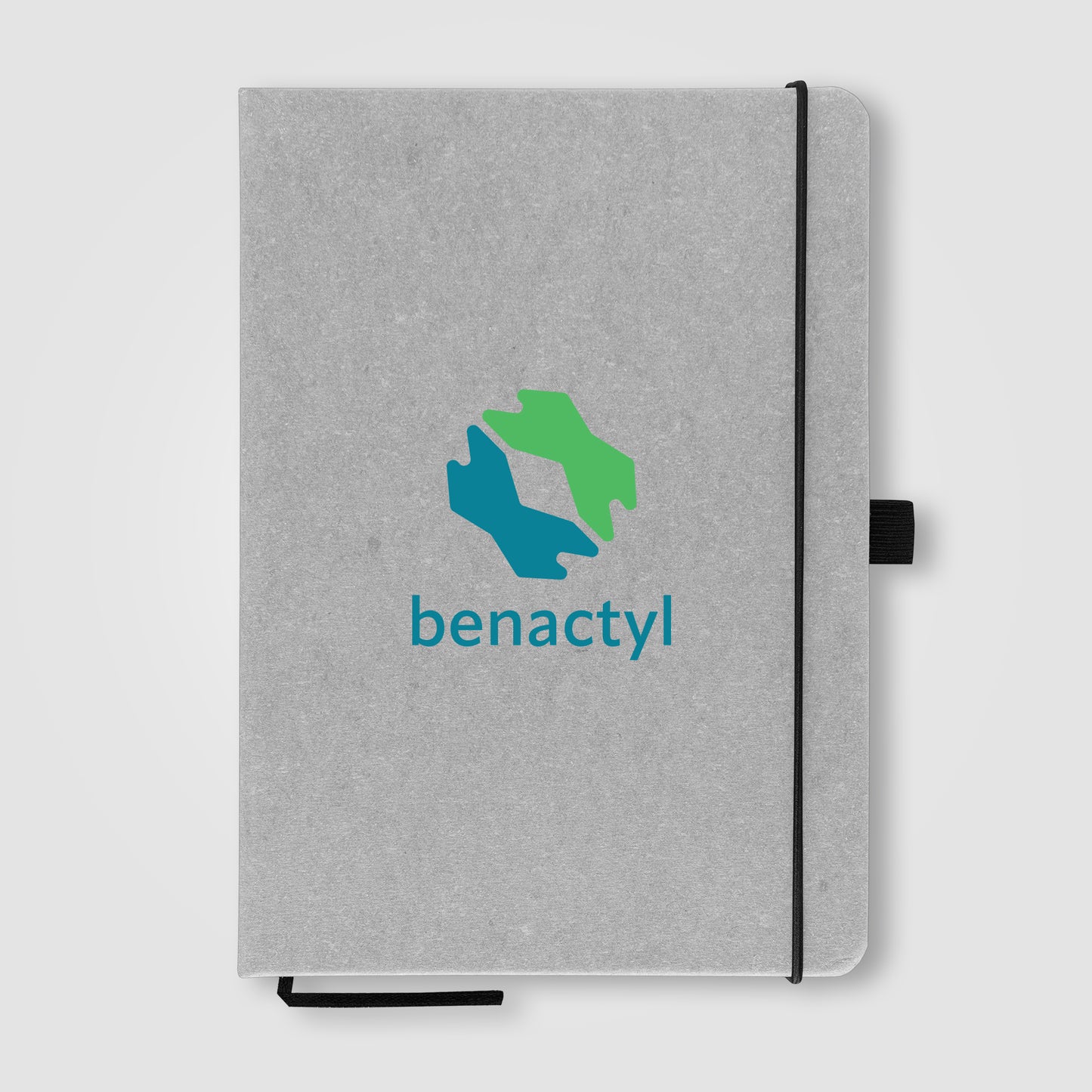Gray (Product) Carson 5.8'' x 8.3'' Recycled PU Leather Notebook