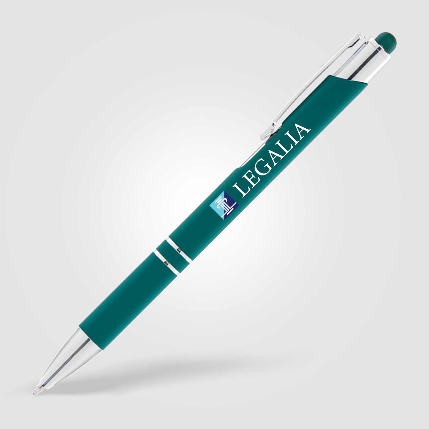 Green (Barrel) Tres-Chic Softy w/ Stylus Top
