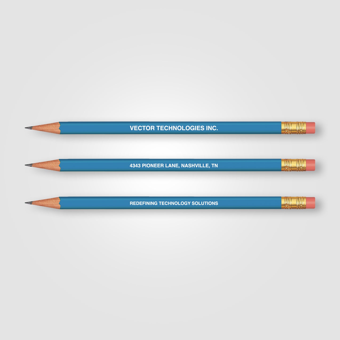 Light Blue (Barrel) Hex Pencil