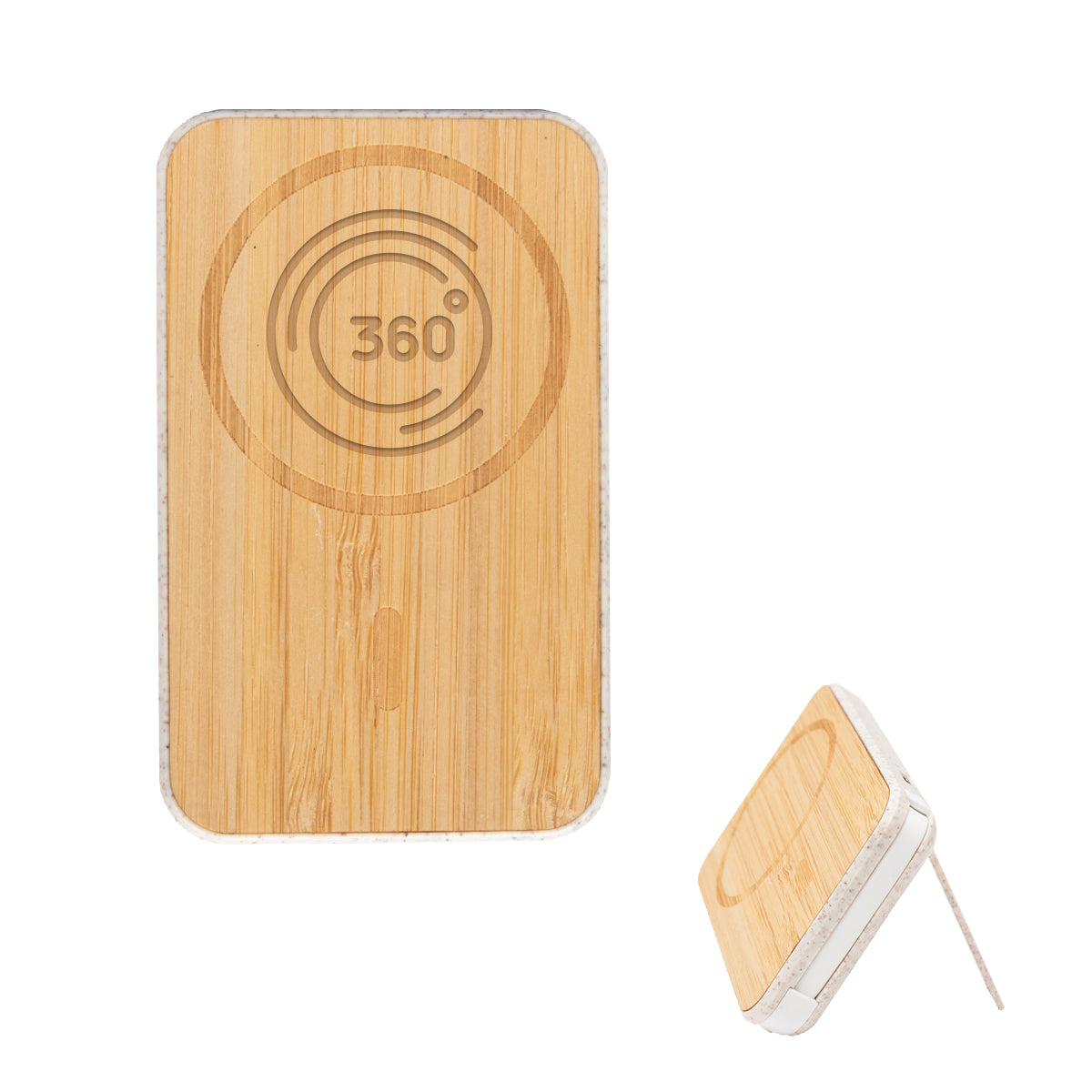 NATURAL Mag Max Bamboo Wireless Charger Power Bank grouped