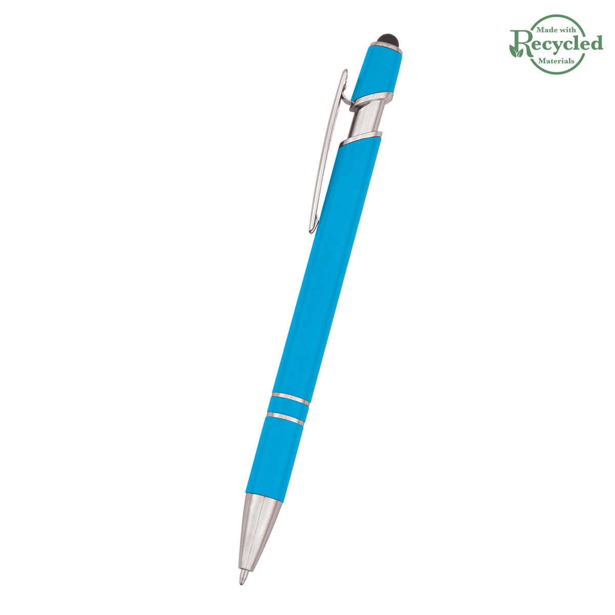 NEON BLUE ROSLIN INCLINE STYLUS PEN plain grouped