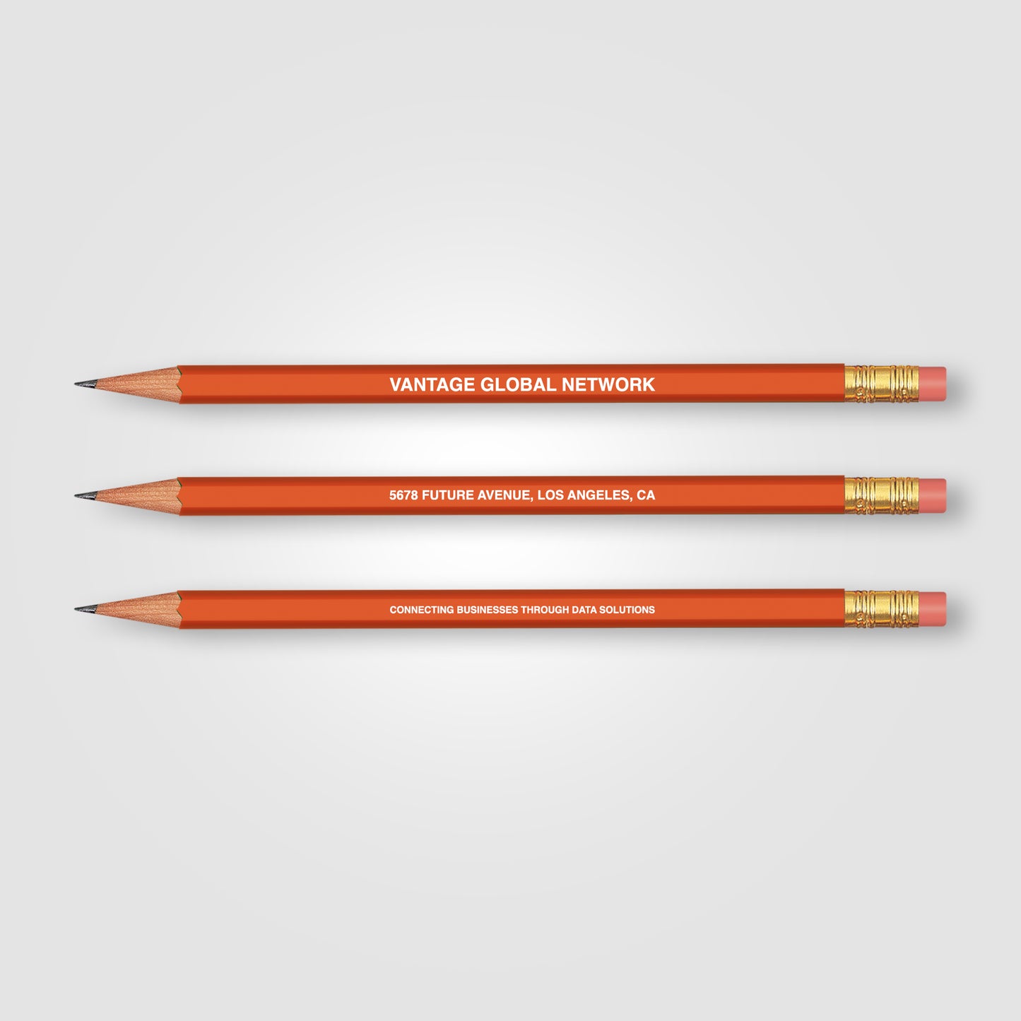 Orange (Barrel) Hex Pencil