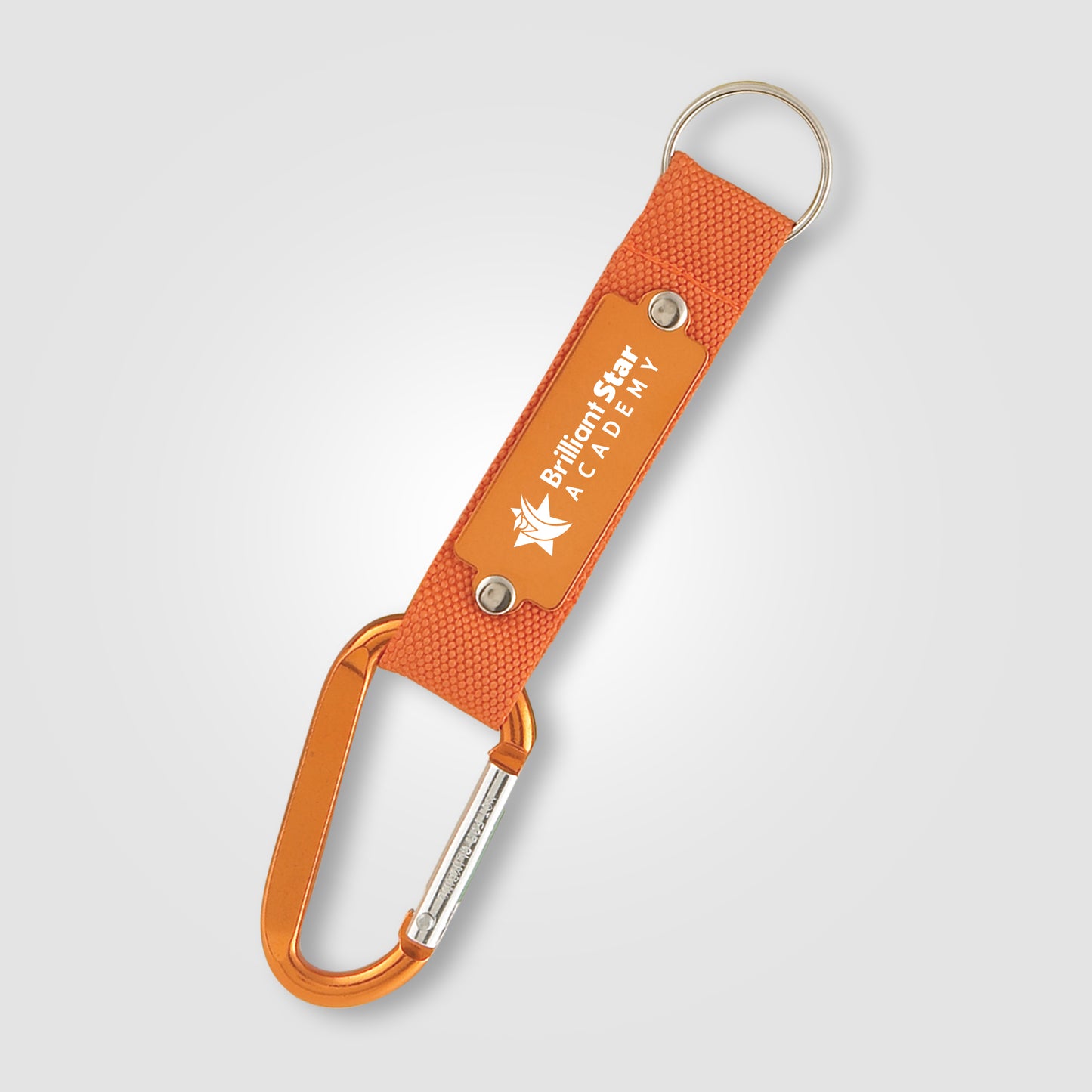 Orange (Product) Strap Happy Carabiner Keychain