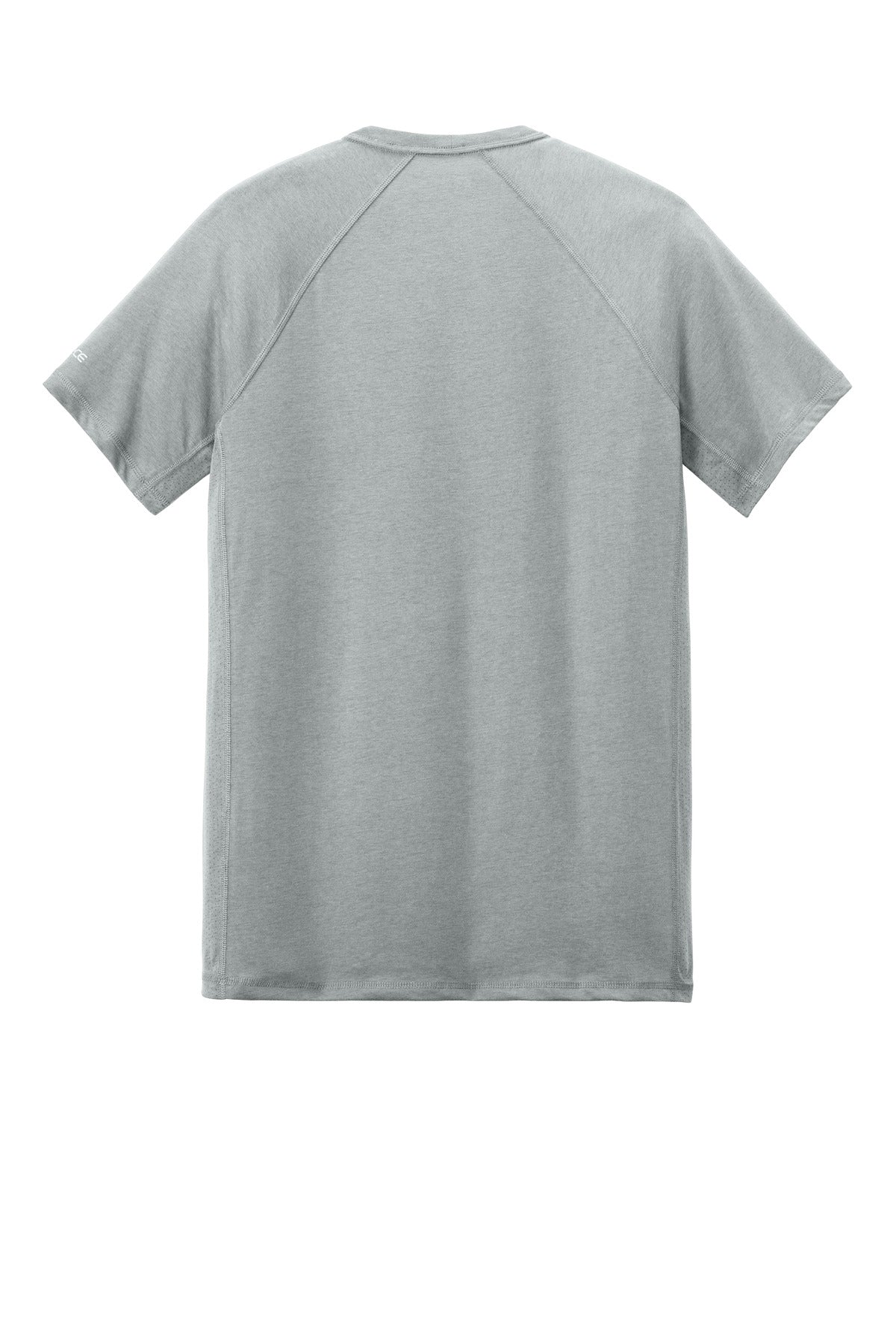 Rear View of HthrGrey Carhartt Force Short Sleeve Pocket T-Shirt CT106652