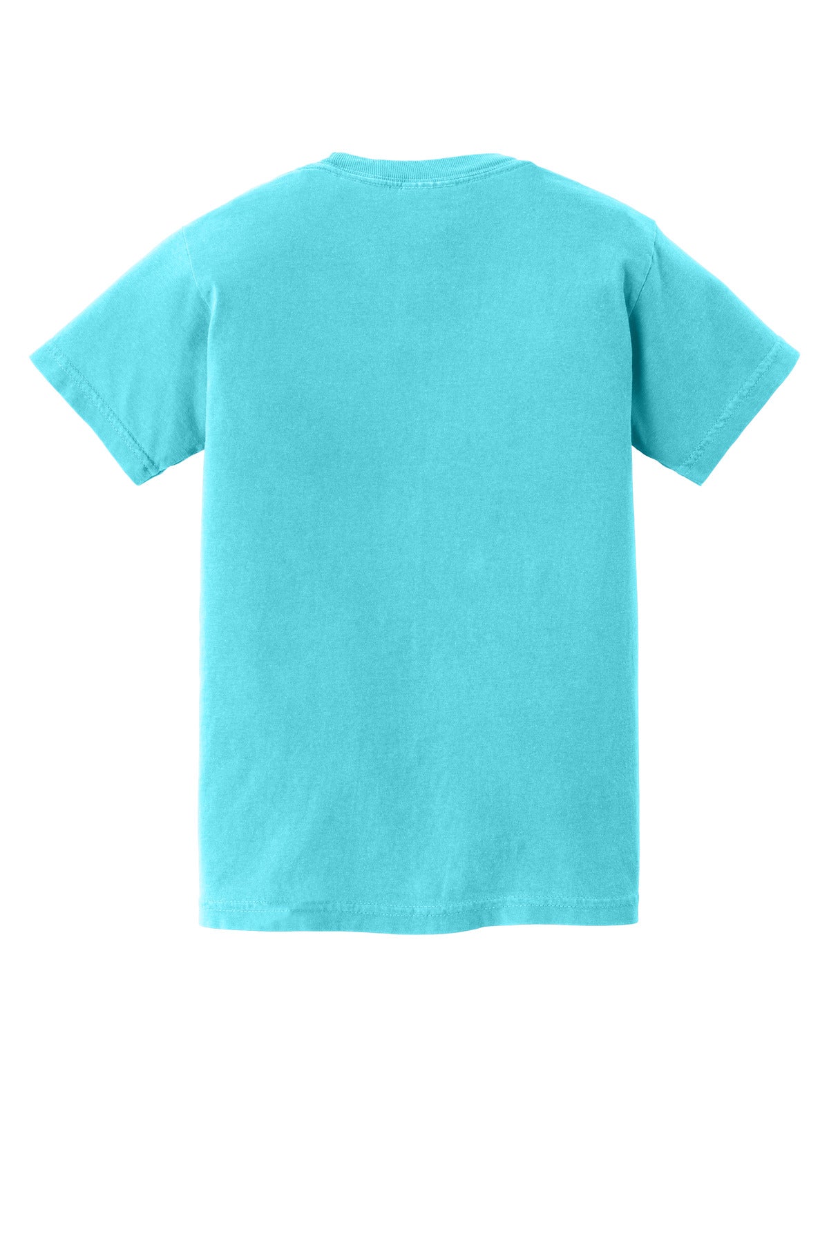 Rear View of Lagoon COMFORT COLORS Youth Heavyweight Ring Spun Tee. 9018