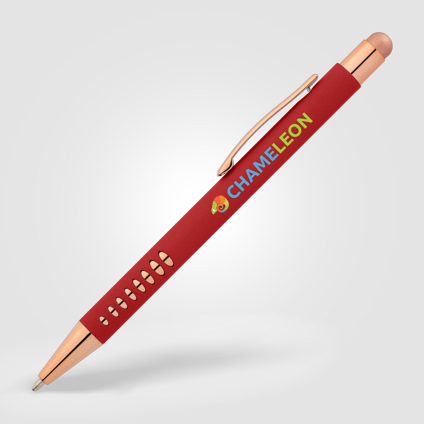 Red (Barrel) Bowie Rose Gold Stylus Pen