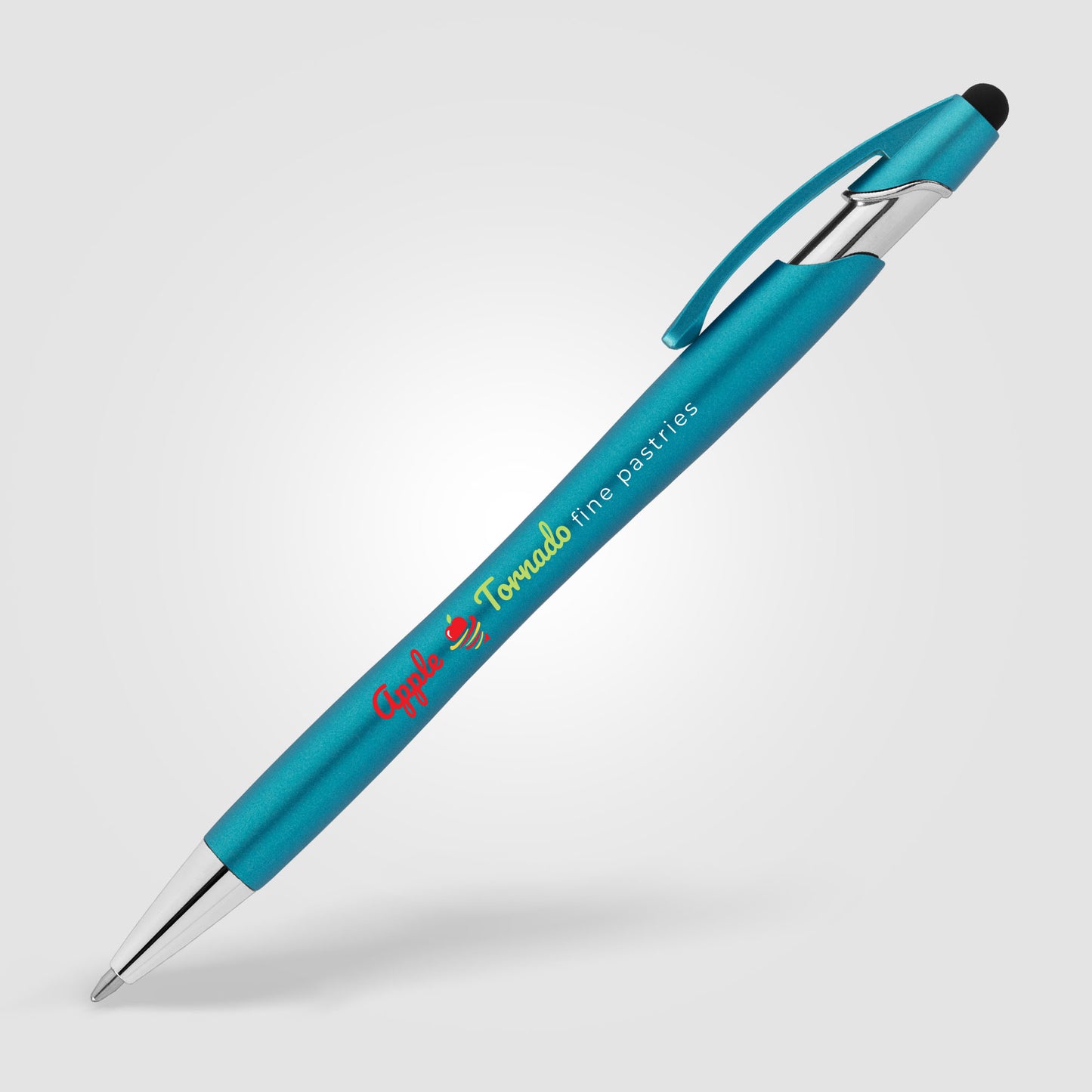Royal Blue (Barrel) La Jolla Recycled Pen w/ Stylus + Anti-Fraud Ink
