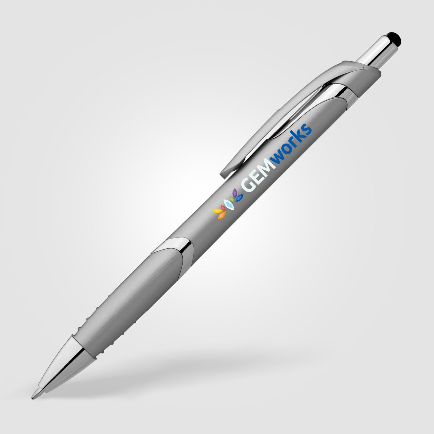 Silver (Barrel) Solana Softy Metallic w/ Stylus