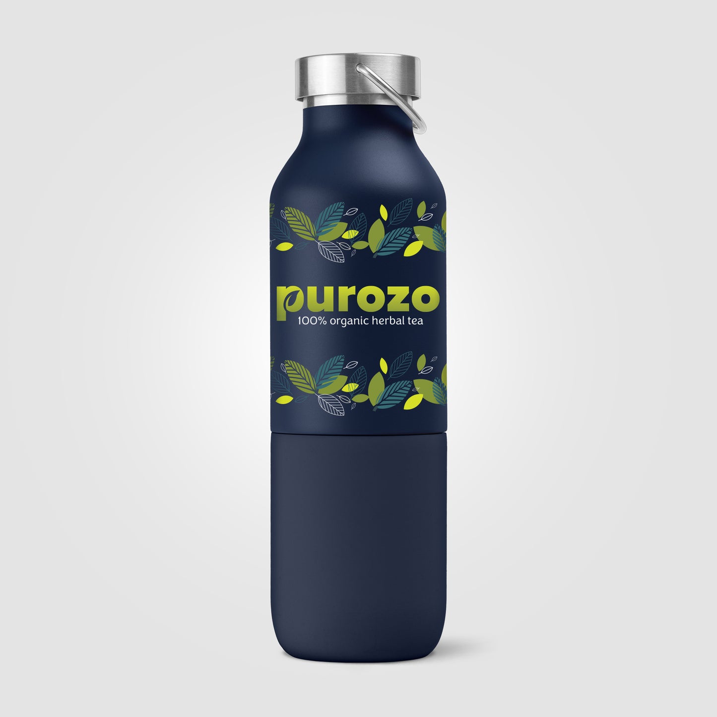 Silver (Lid) Freya Duo – 2-in-1 20 oz. Double-Wall Recycled Stainless Steel Bottle with 11 oz. Tumbler