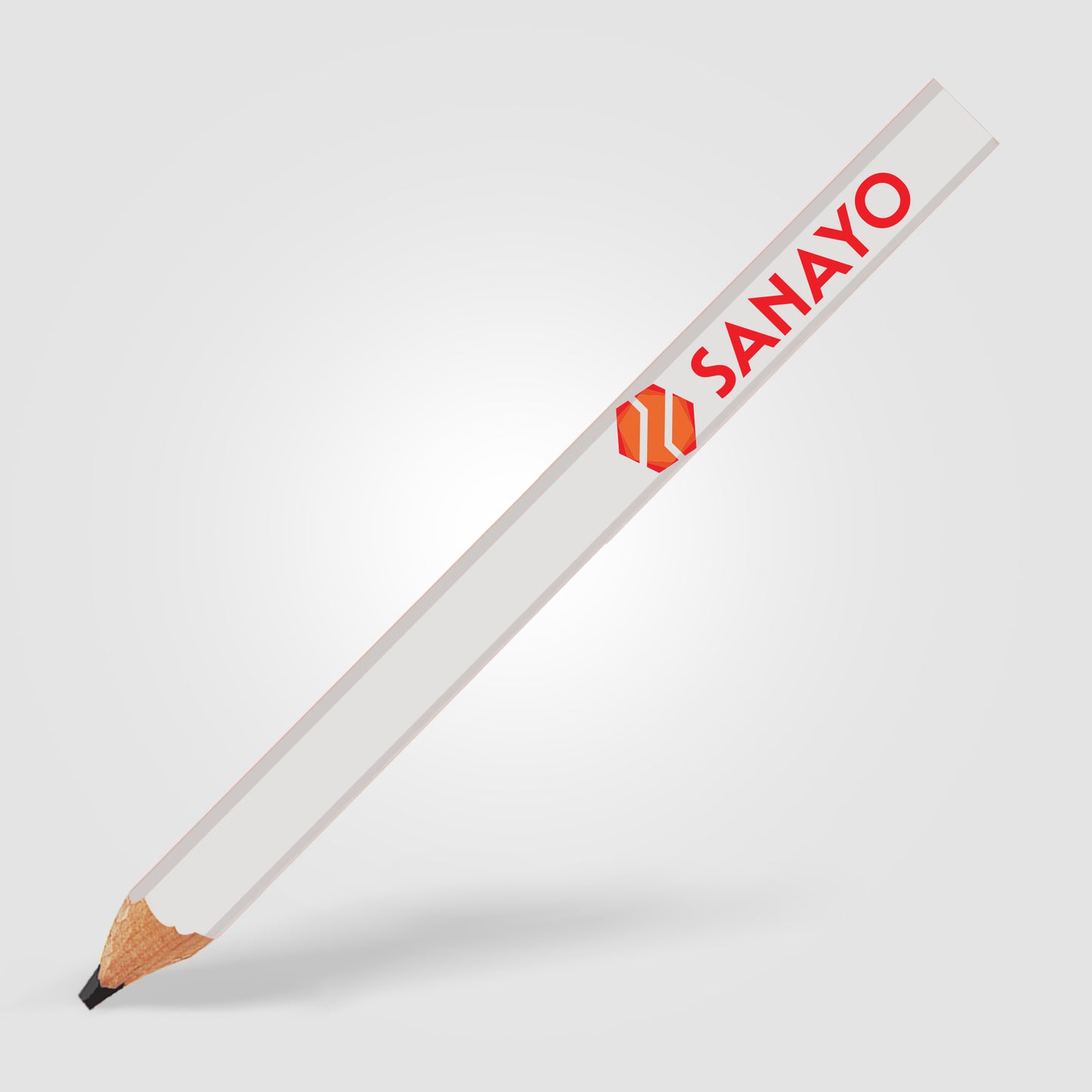 White (Barrel) Carpenter Pencil