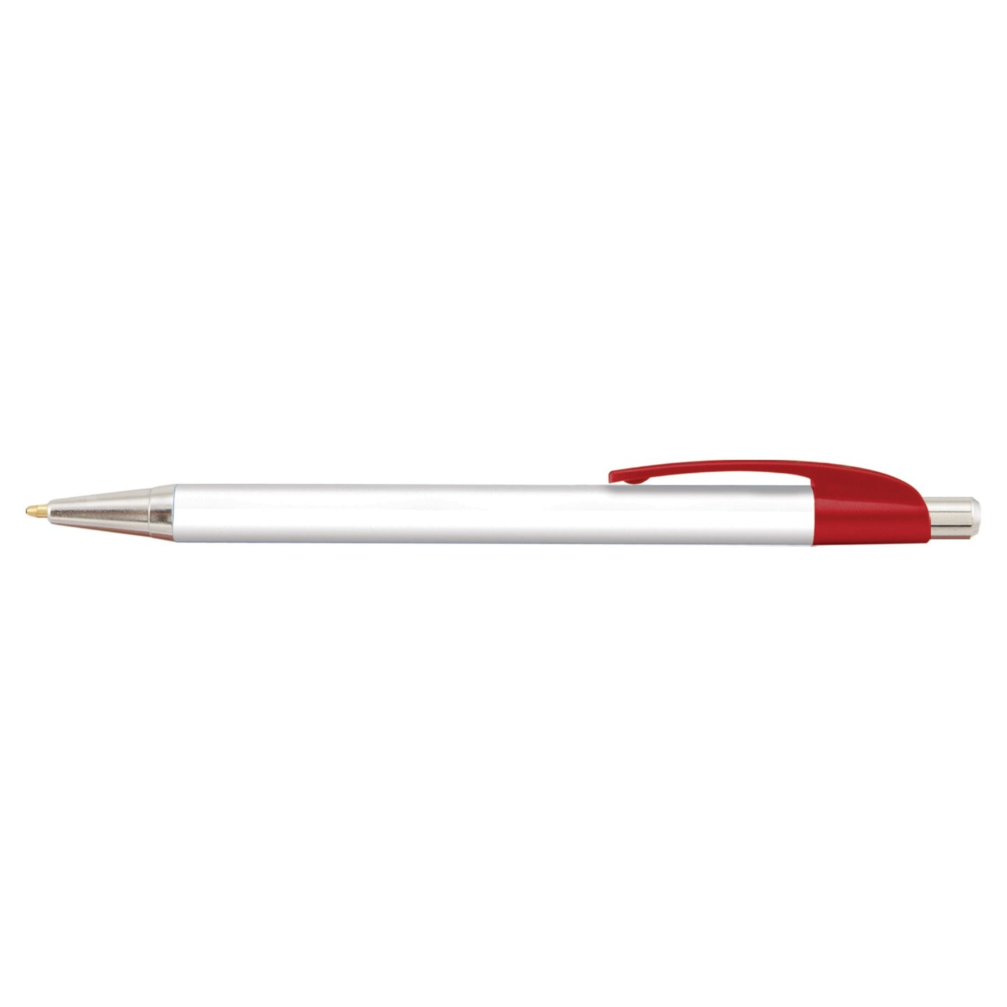 White (Barrel) Elite Slim Metallic plain