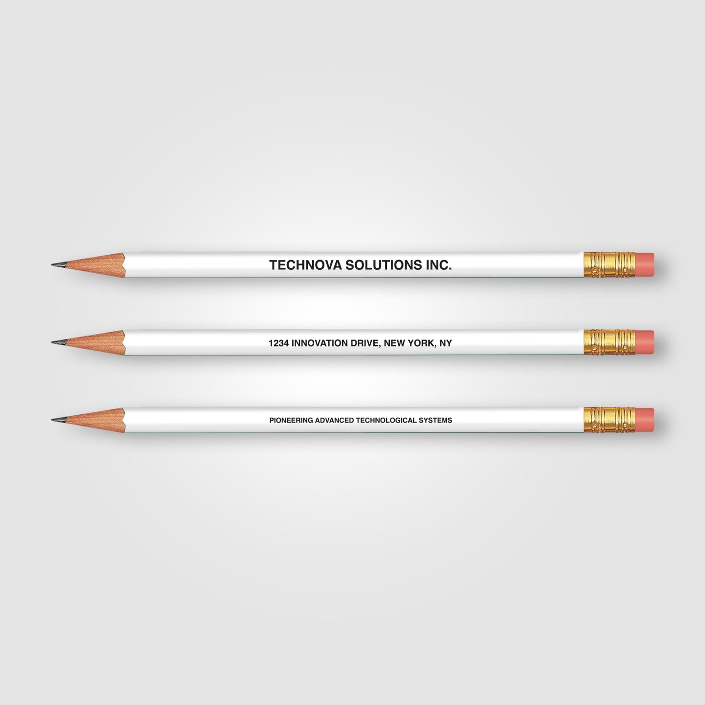 White (Barrel) Hex Pencil