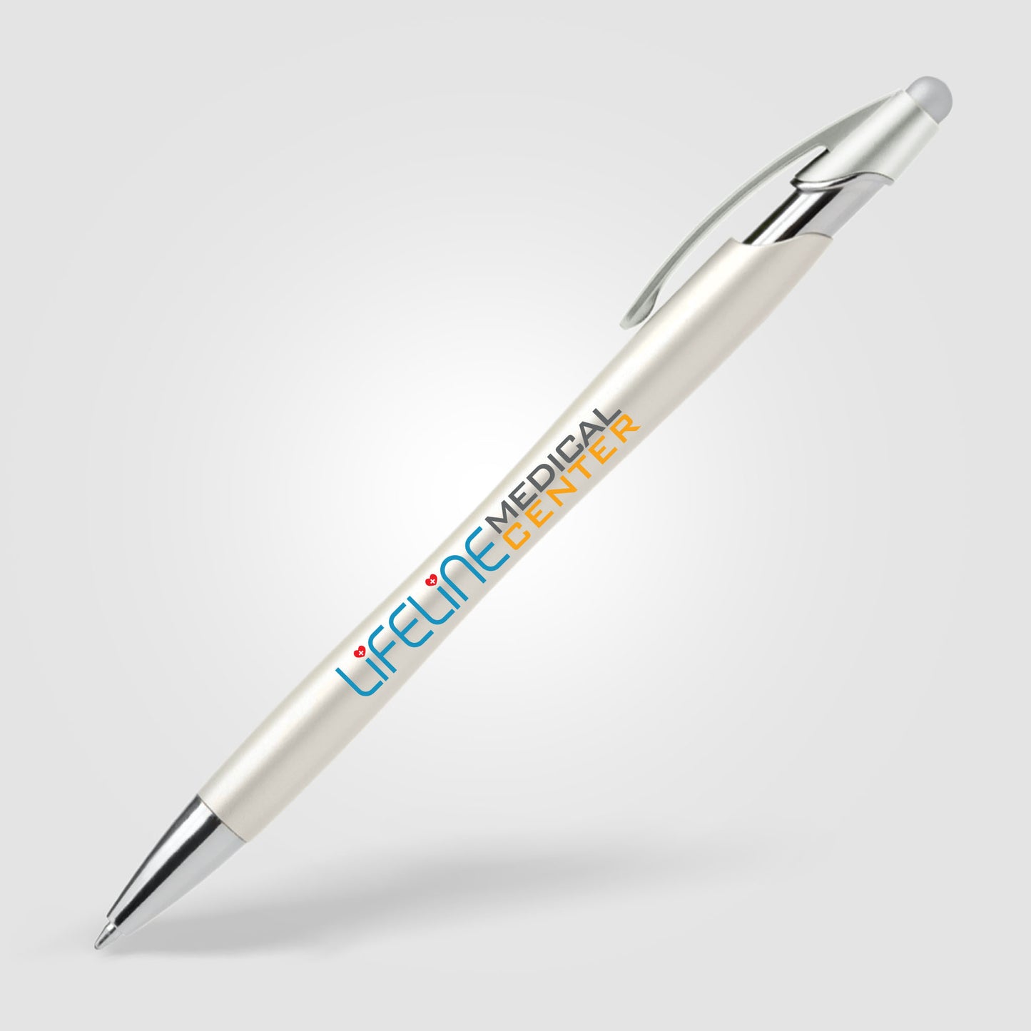 White (Barrel) La Jolla Pearl with Stylus