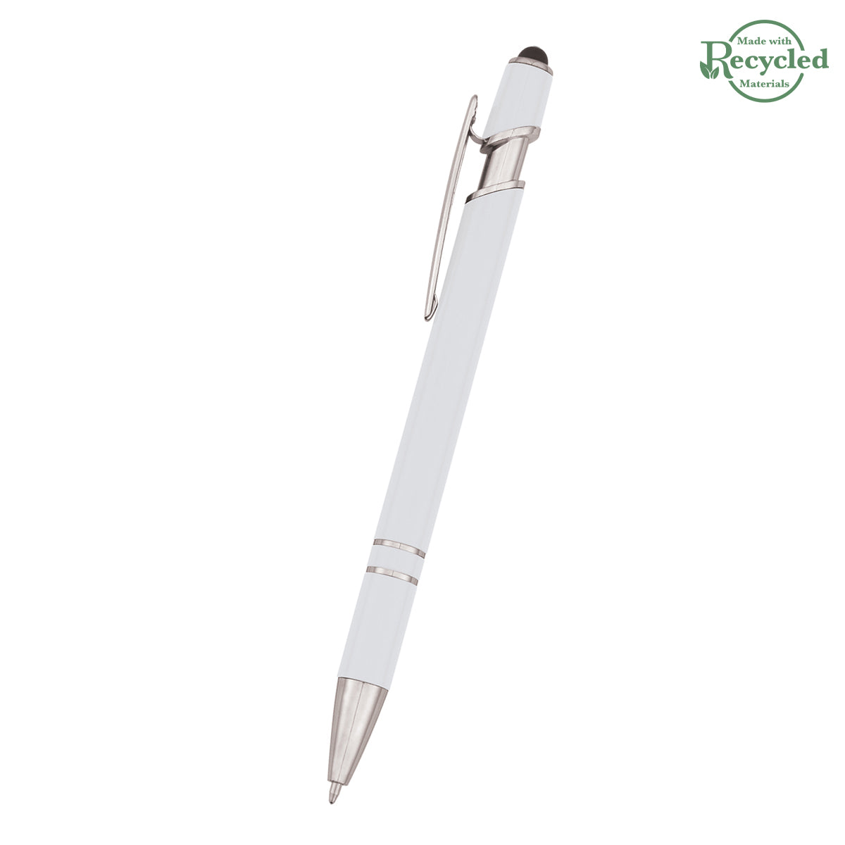 WHITE ROSLIN INCLINE STYLUS PEN plain grouped