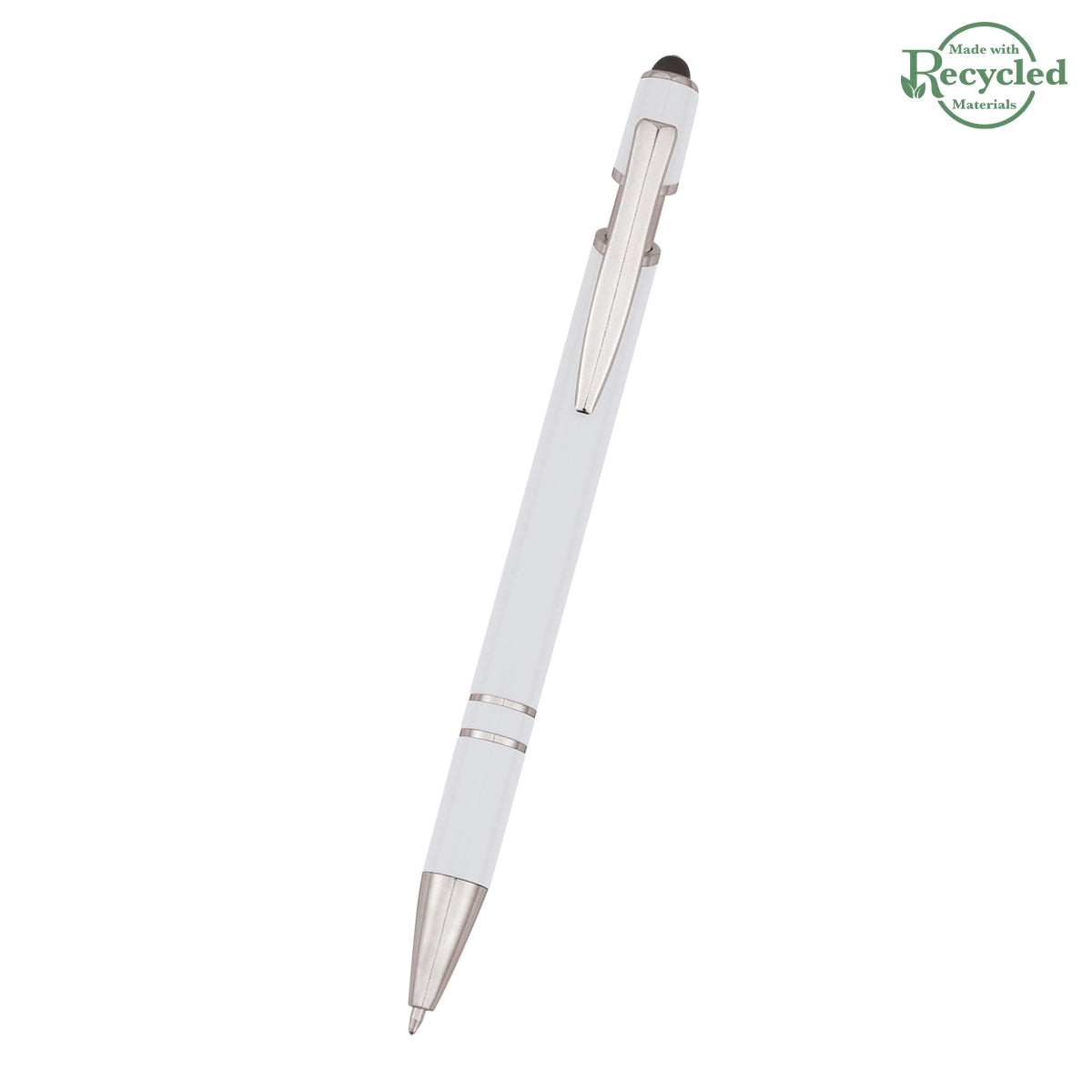 WHITE ROSLIN INCLINE STYLUS PEN plain grouped