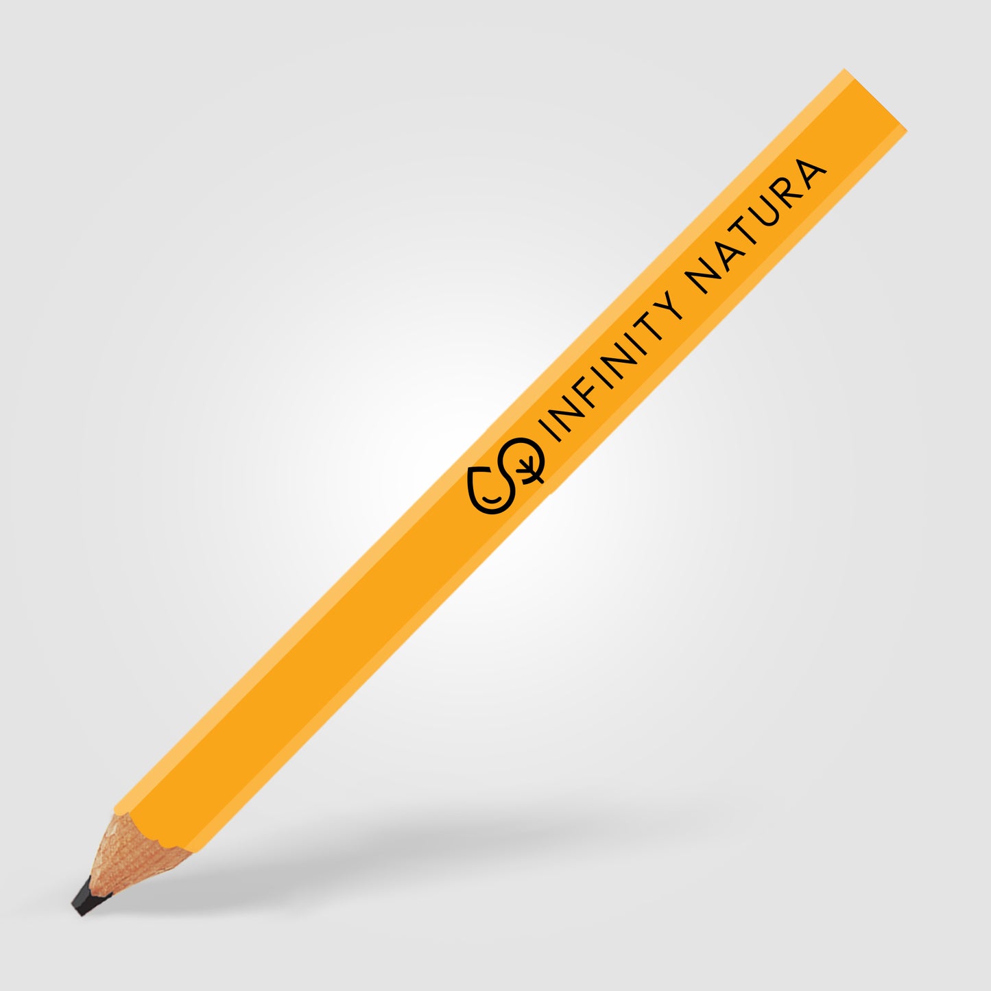 Yellow (Barrel) Carpenter Pencil