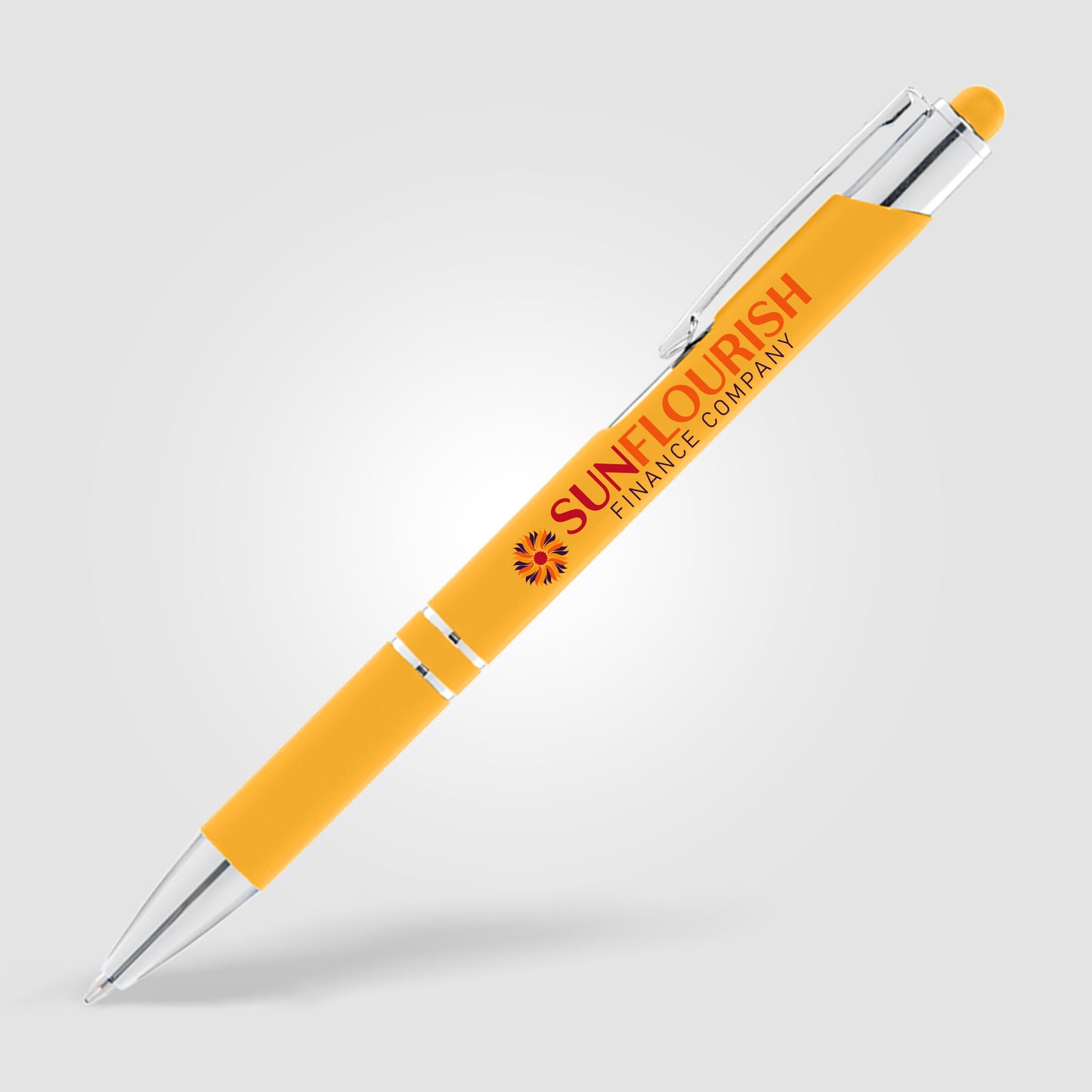 Yellow (Barrel) Tres-Chic Softy w/ Stylus Top
